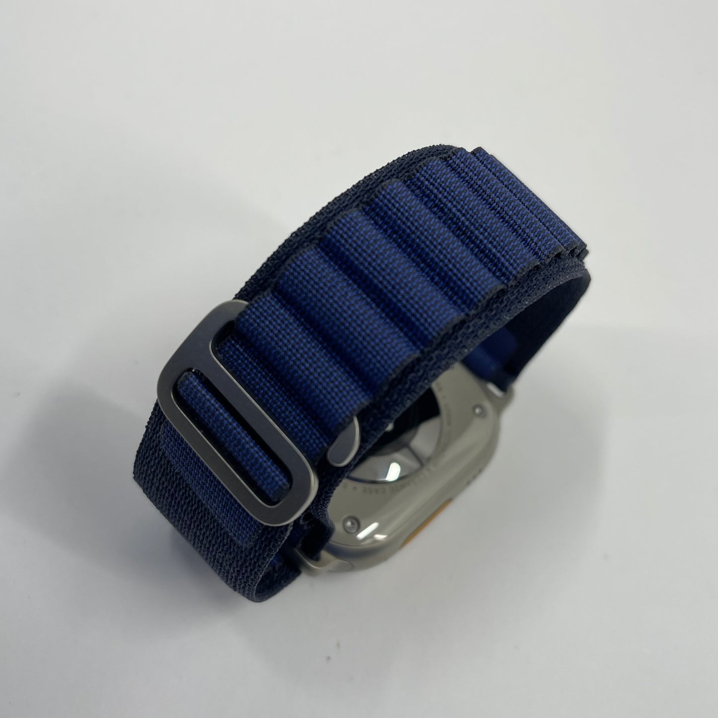 Unlocked Apple Watch Ultra 49MM Natural Titanium Blue Alpine Loop MQEU3LL/A