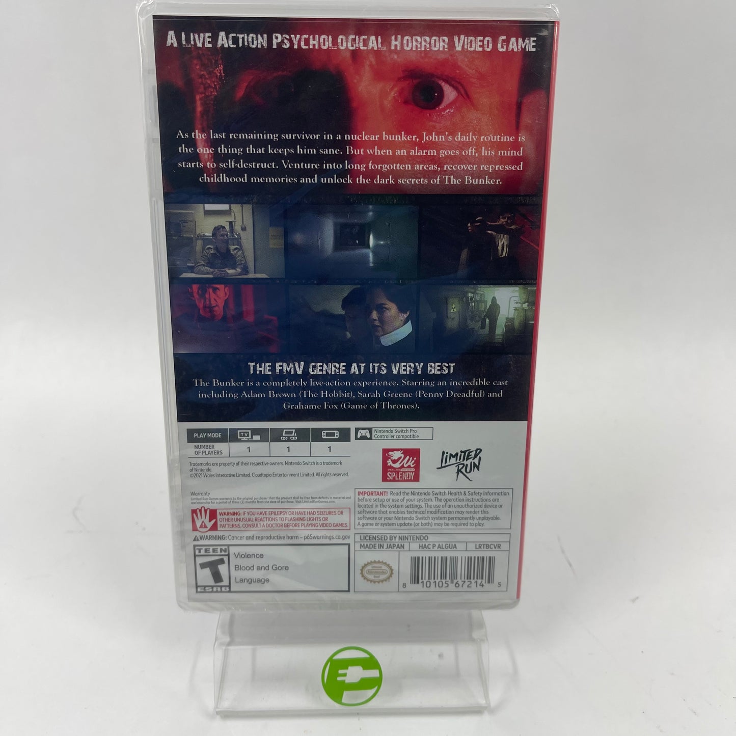 New The Bunker (Nintendo Switch, 2023)