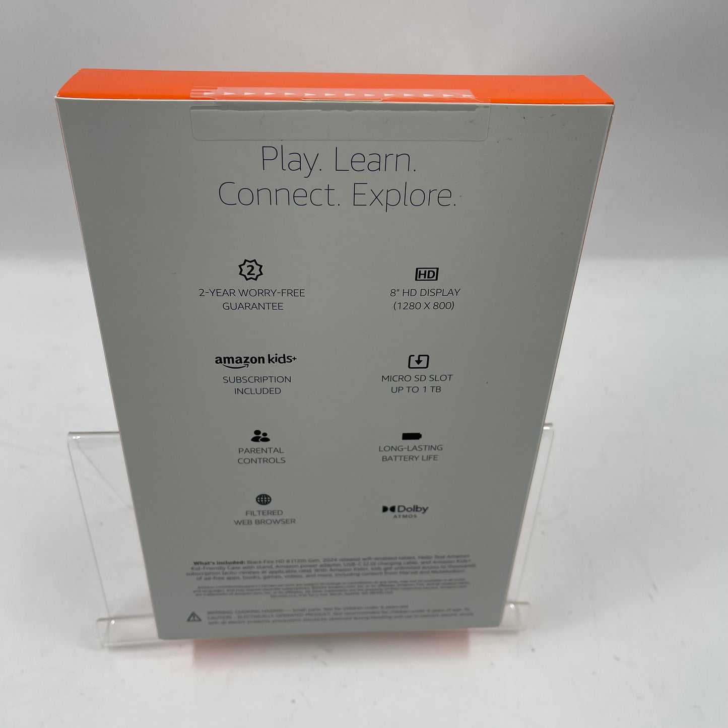 New WiFi Only Amazon Fire HD 8 Kids Pro 32GB Black B0D1DMSV9G