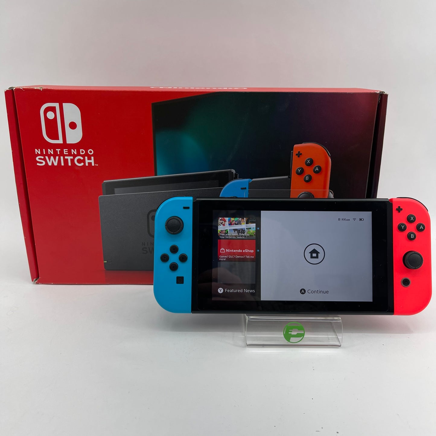 Nintendo Switch v2 Video Game Console HAC-001(-01) Neon Red/Neon Blue