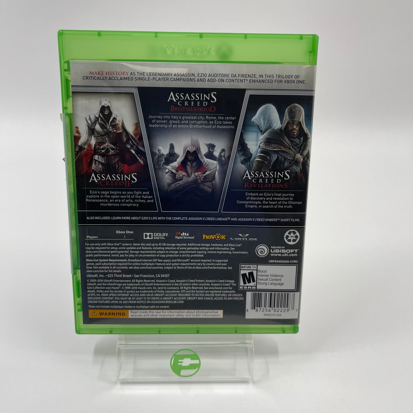 Assassin's Creed The Ezio Collection (Microsoft Xbox One, 2016)