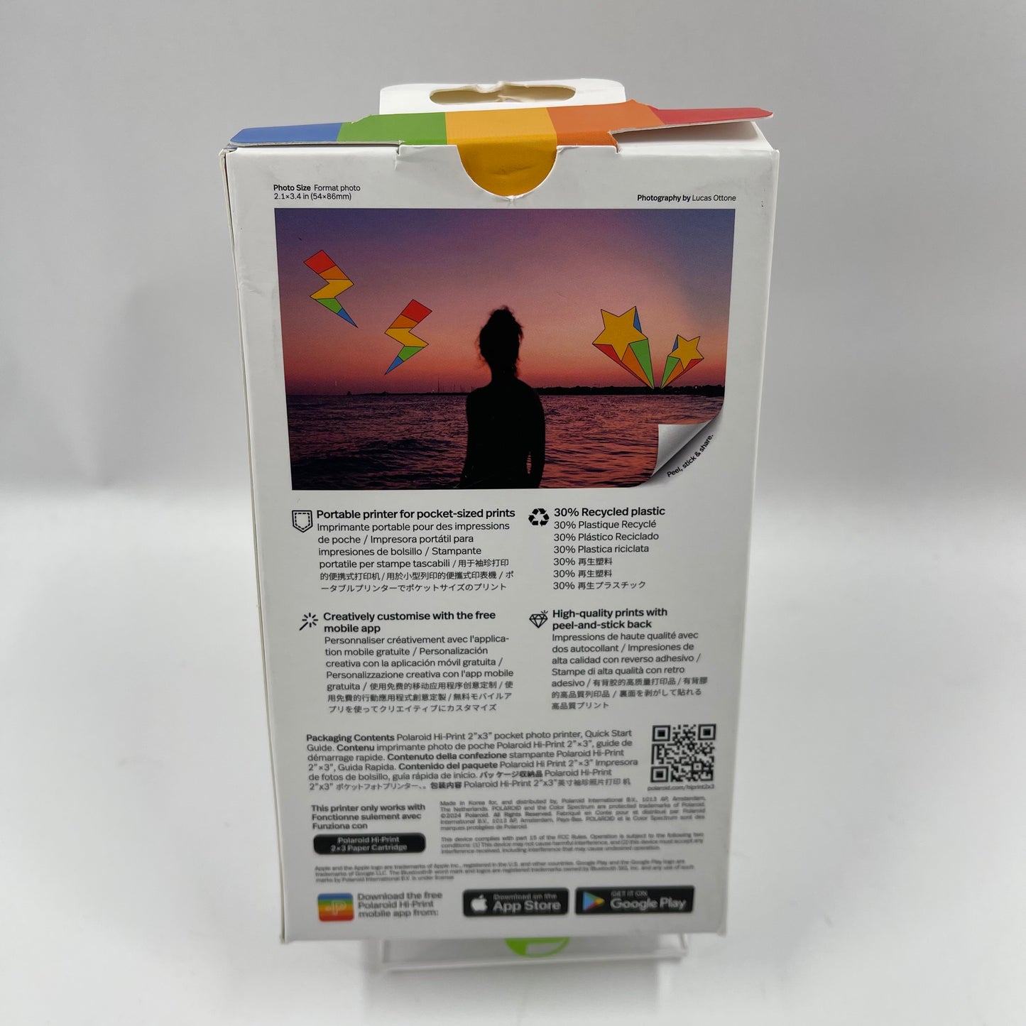 New Polaroid Hi-Print Gen 2 2x3 Pocket Photo Printer 009128