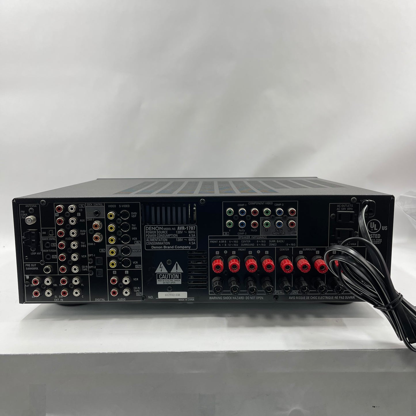 Denon AVR-1707 Home Theater Receiver