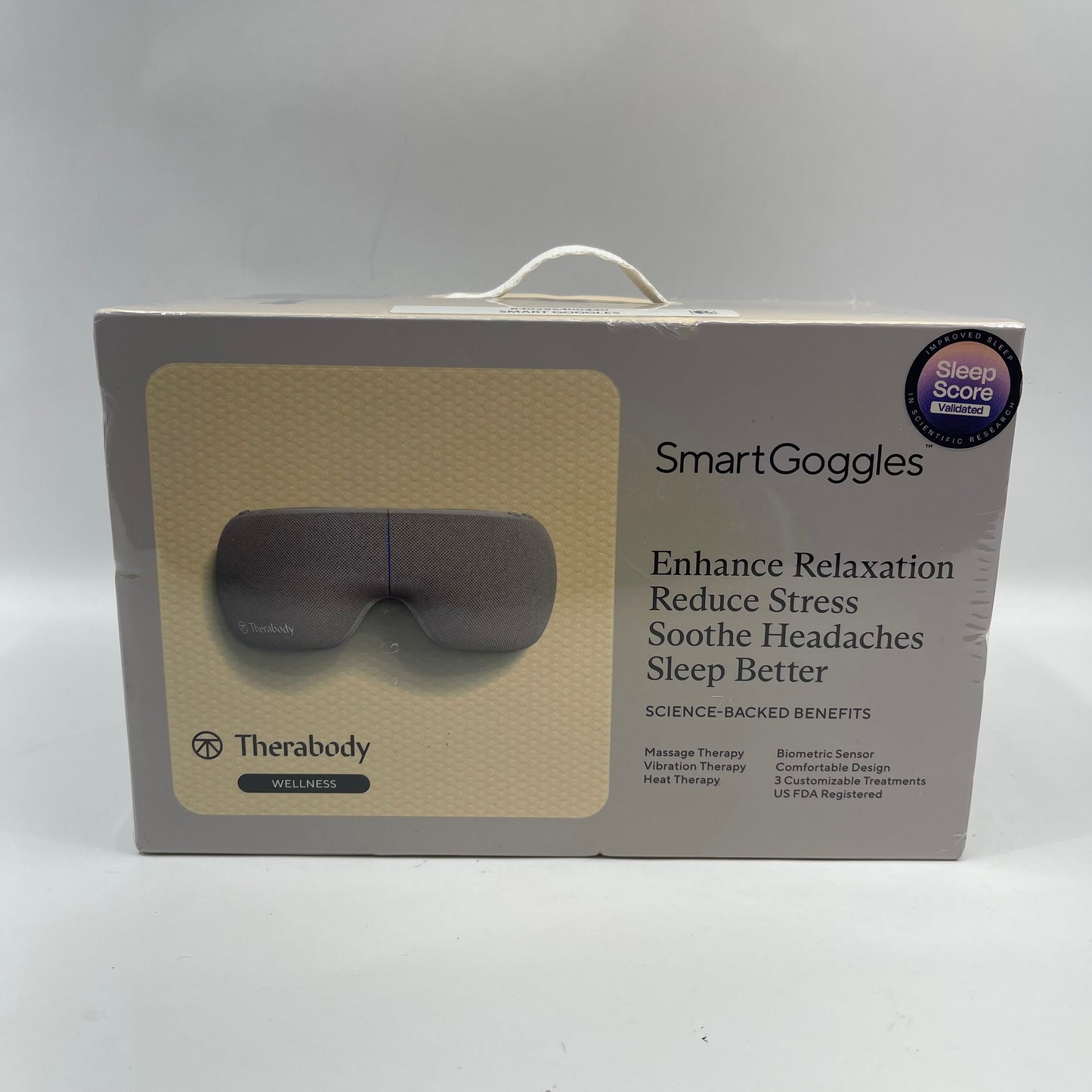 New Therabody Smart Goggles Heated Eye & Temple Massager TM03348-01
