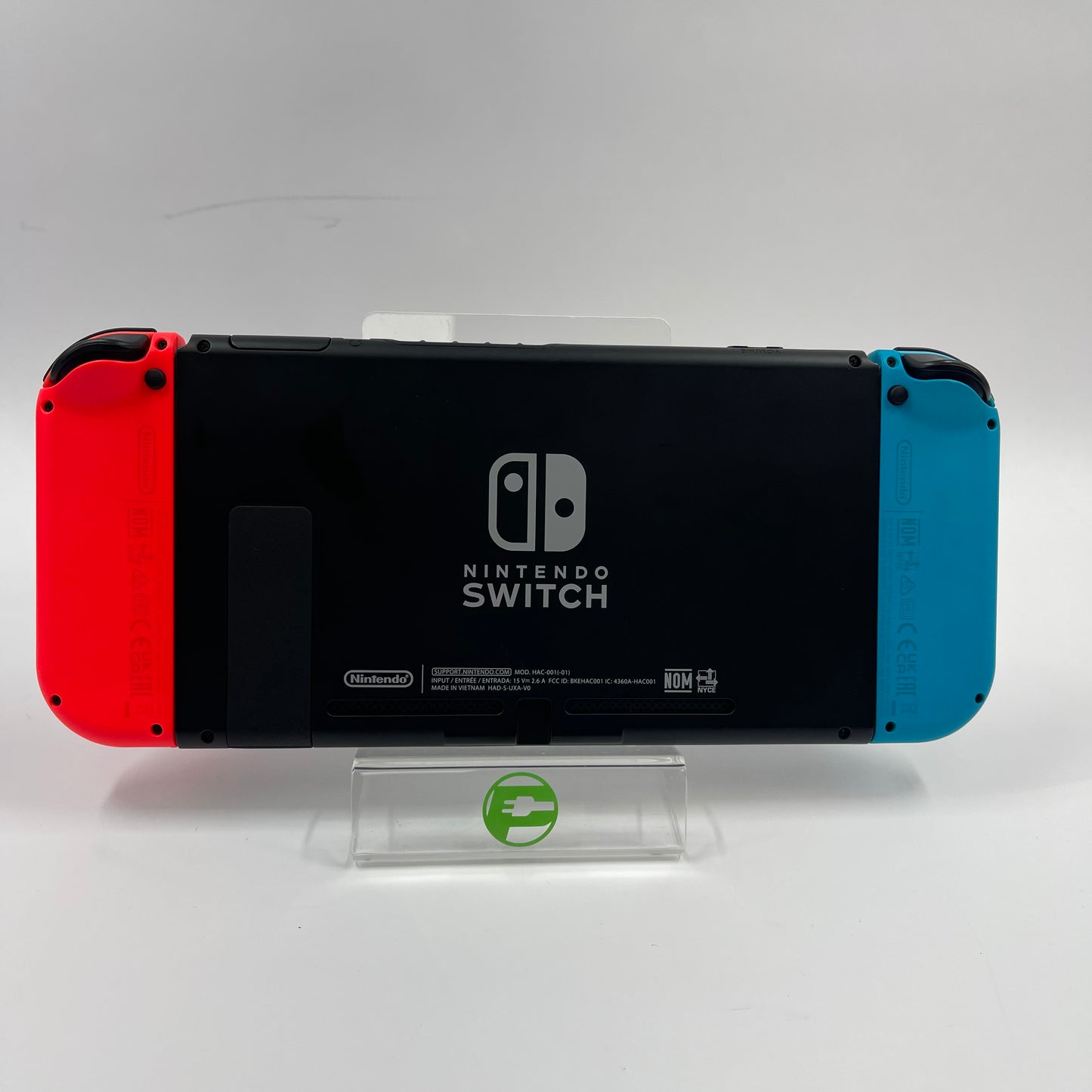 Nintendo Switch v2 Video Game Console HAC-001(-01) Neon Red/Neon Blue