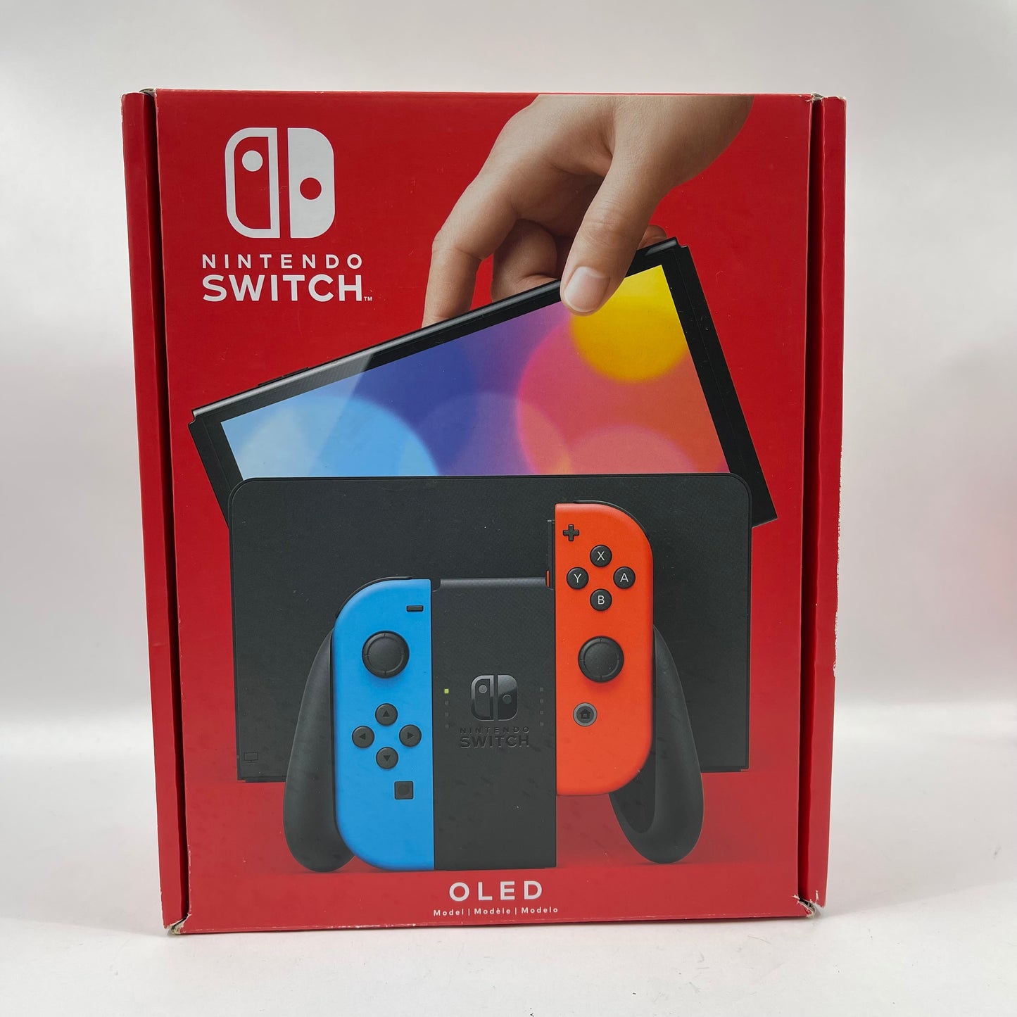 Nintendo Switch OLED Video Game Console HEG-001 Red/Blue