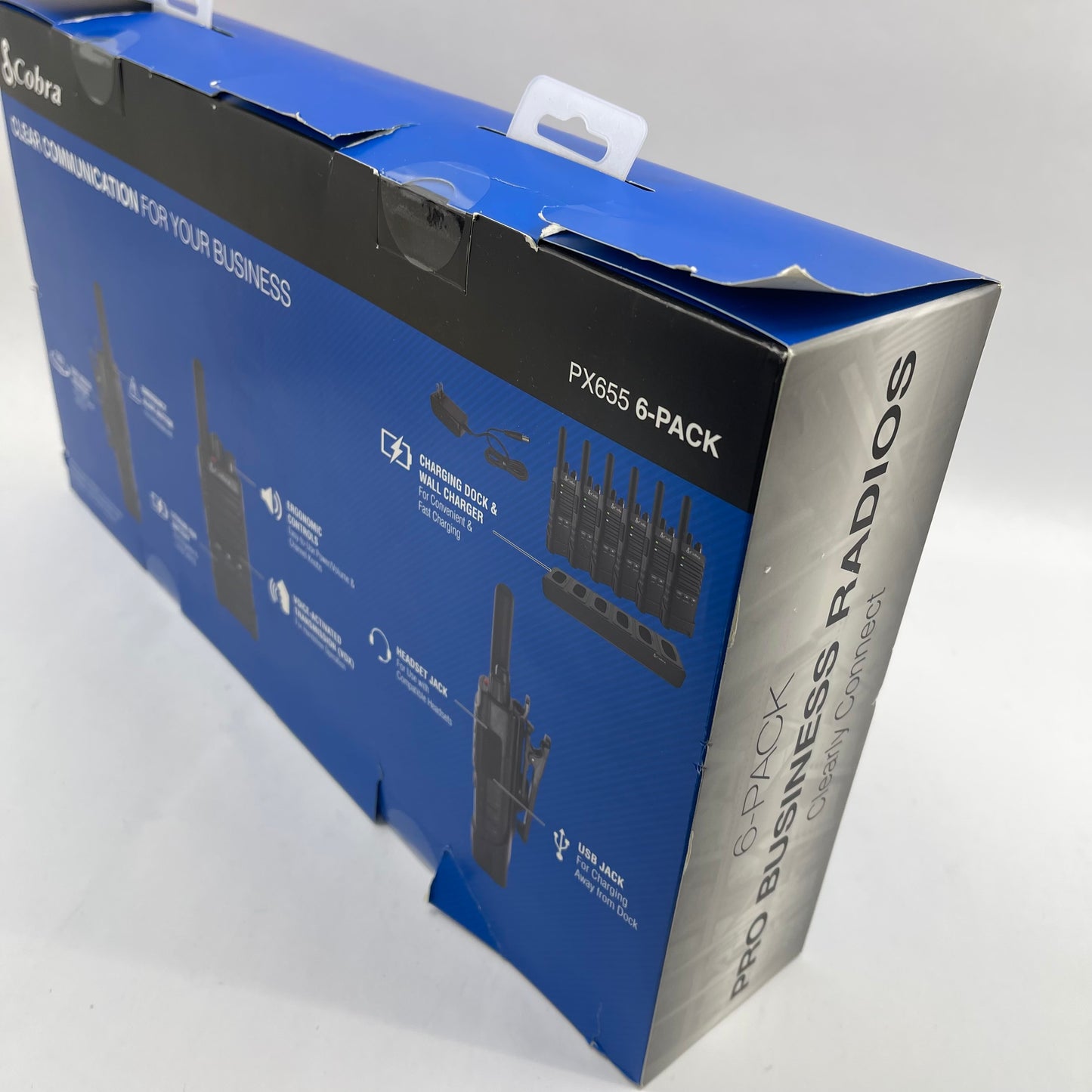 New Cobra Pro Business Radios 6-Pack Walkie Talkie PX655