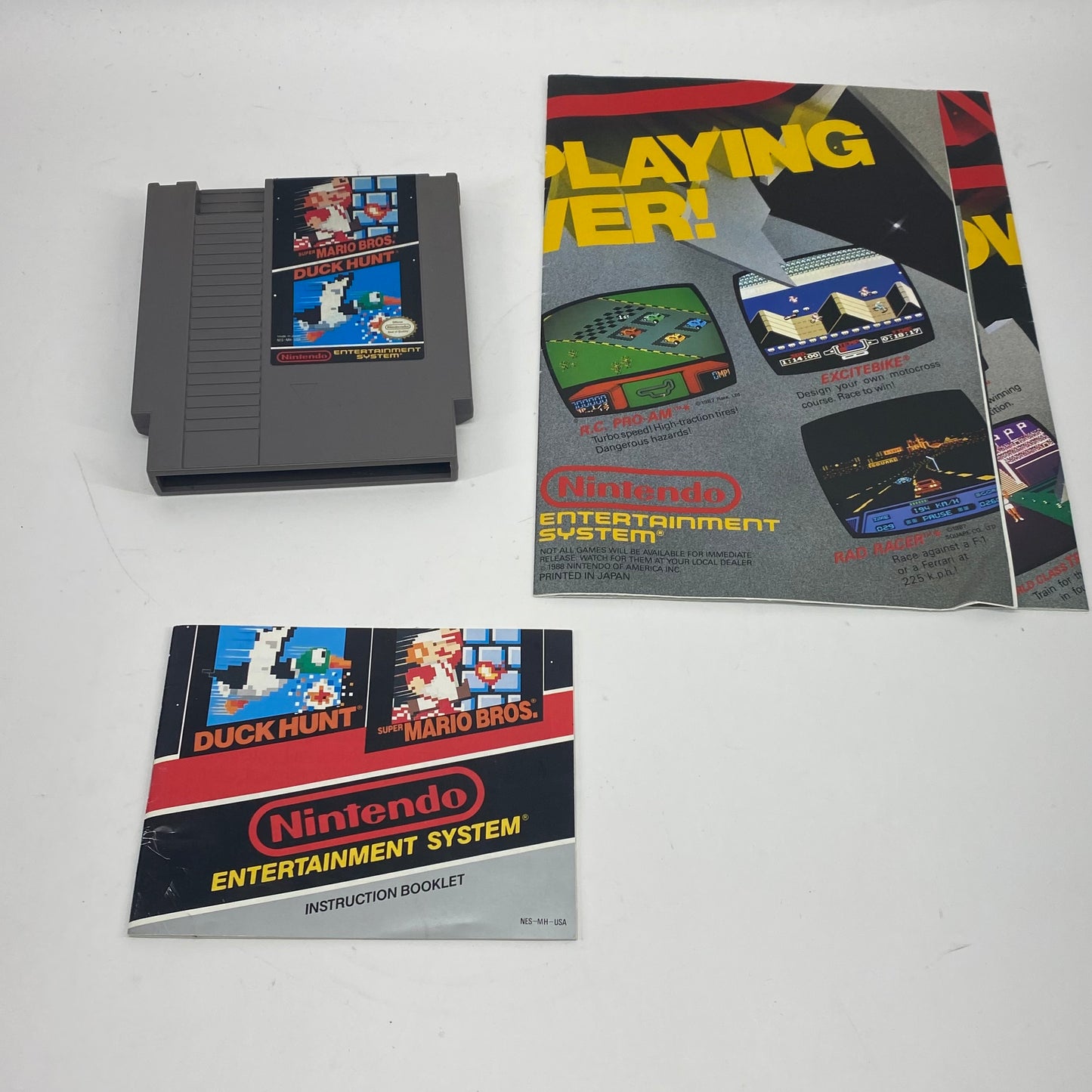 Nintendo Entertainment System NES Video Game Console NES-001 Gray