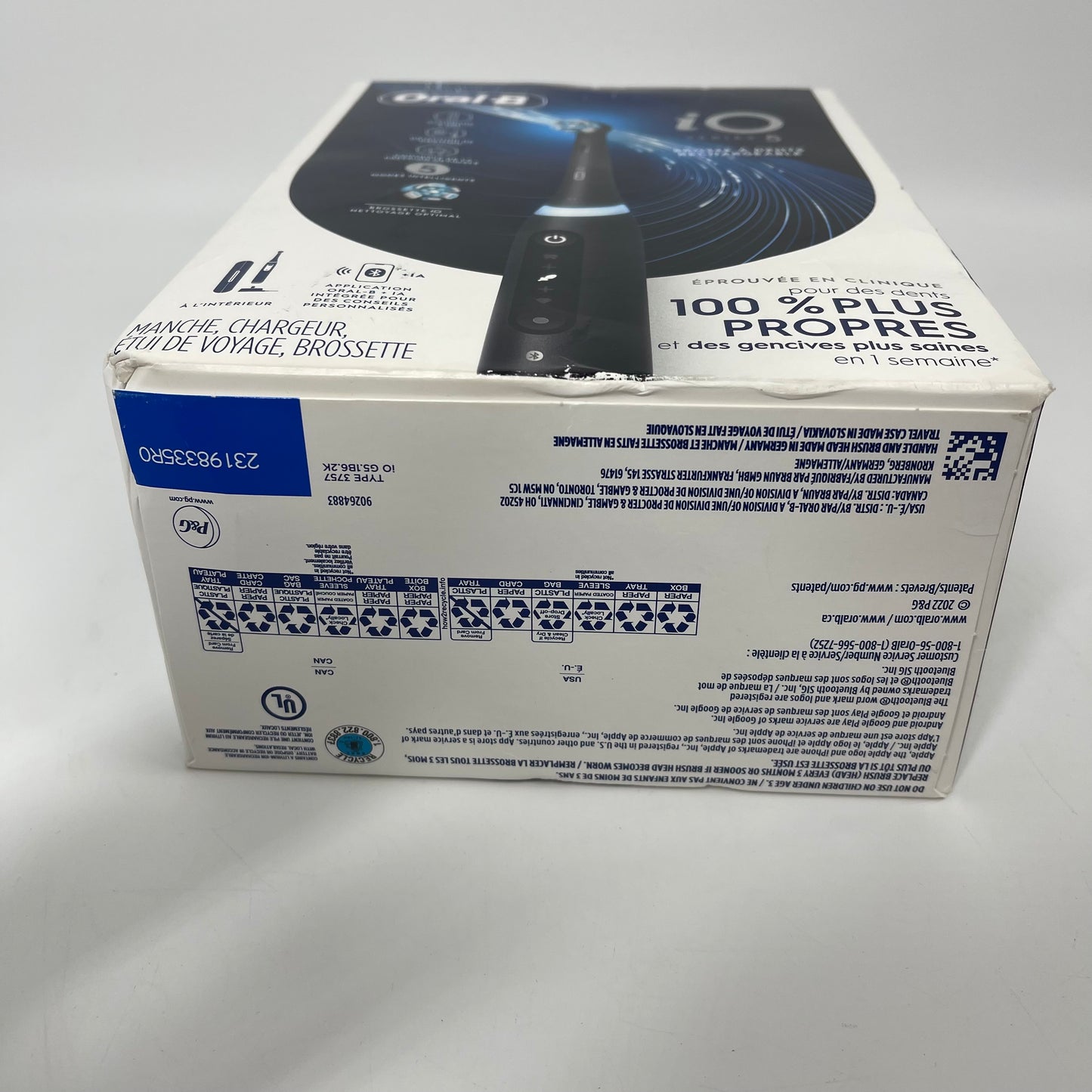 New Oral-B iO Series 5 Rechargeable Electric Toothbrush Black iO5 Black