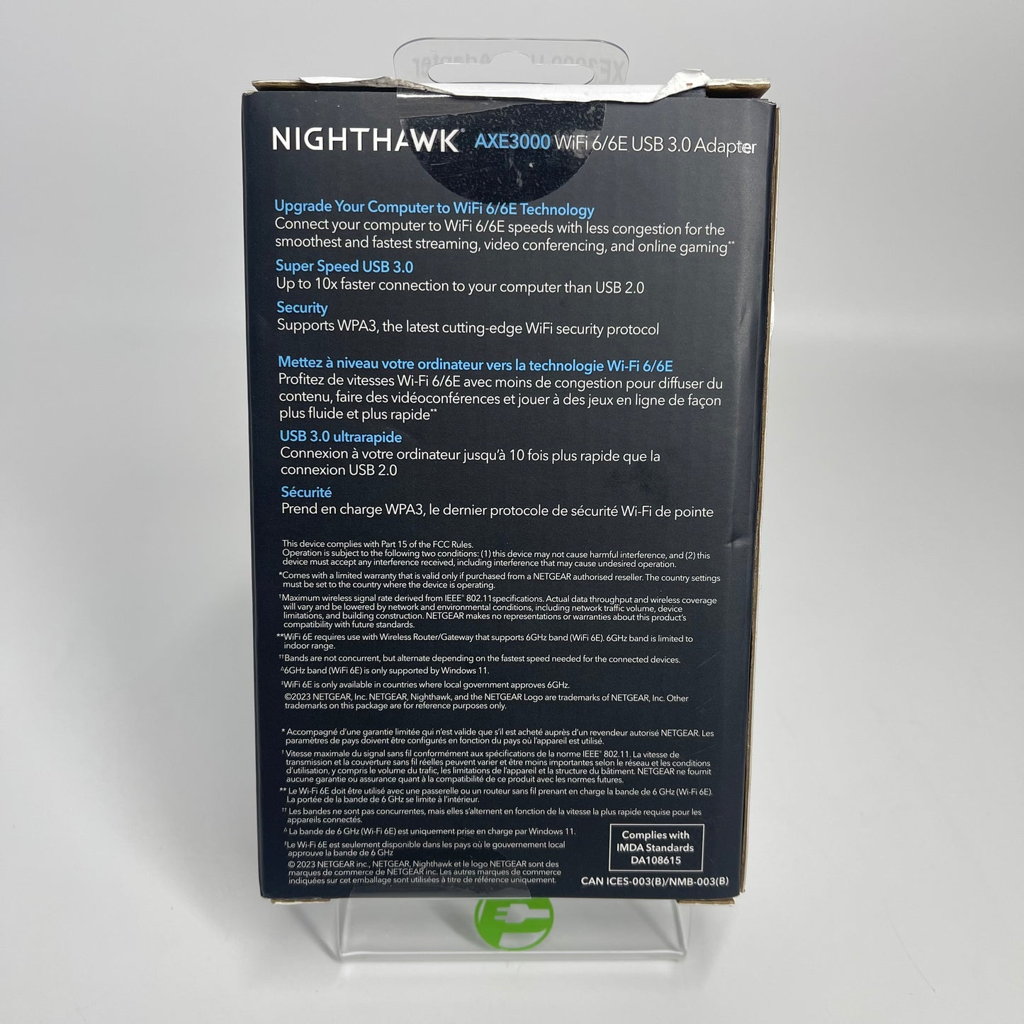 New Netgear Nighthawk AXE3000 Tri-Band WiFi USB Adapter