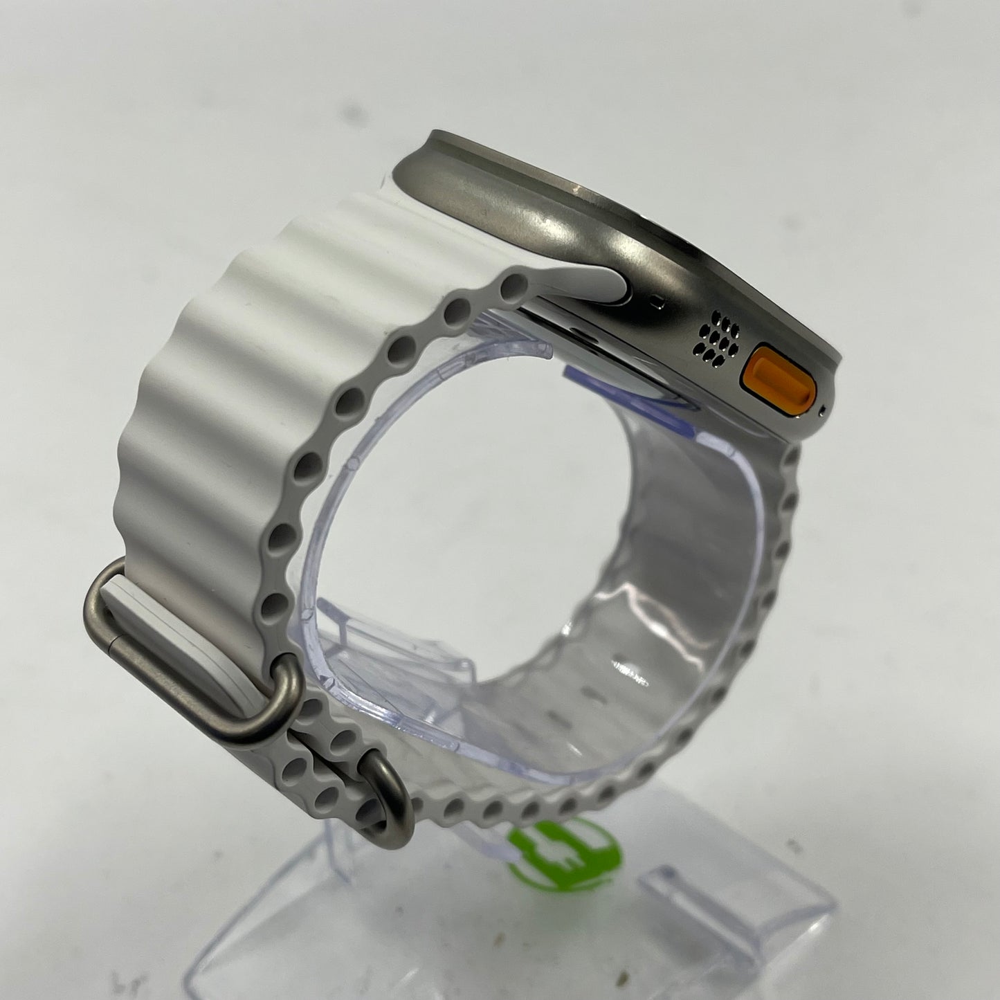 Unlocked Apple Watch Ultra 49MM Natural Titanium White Ocean Band GA02998-US