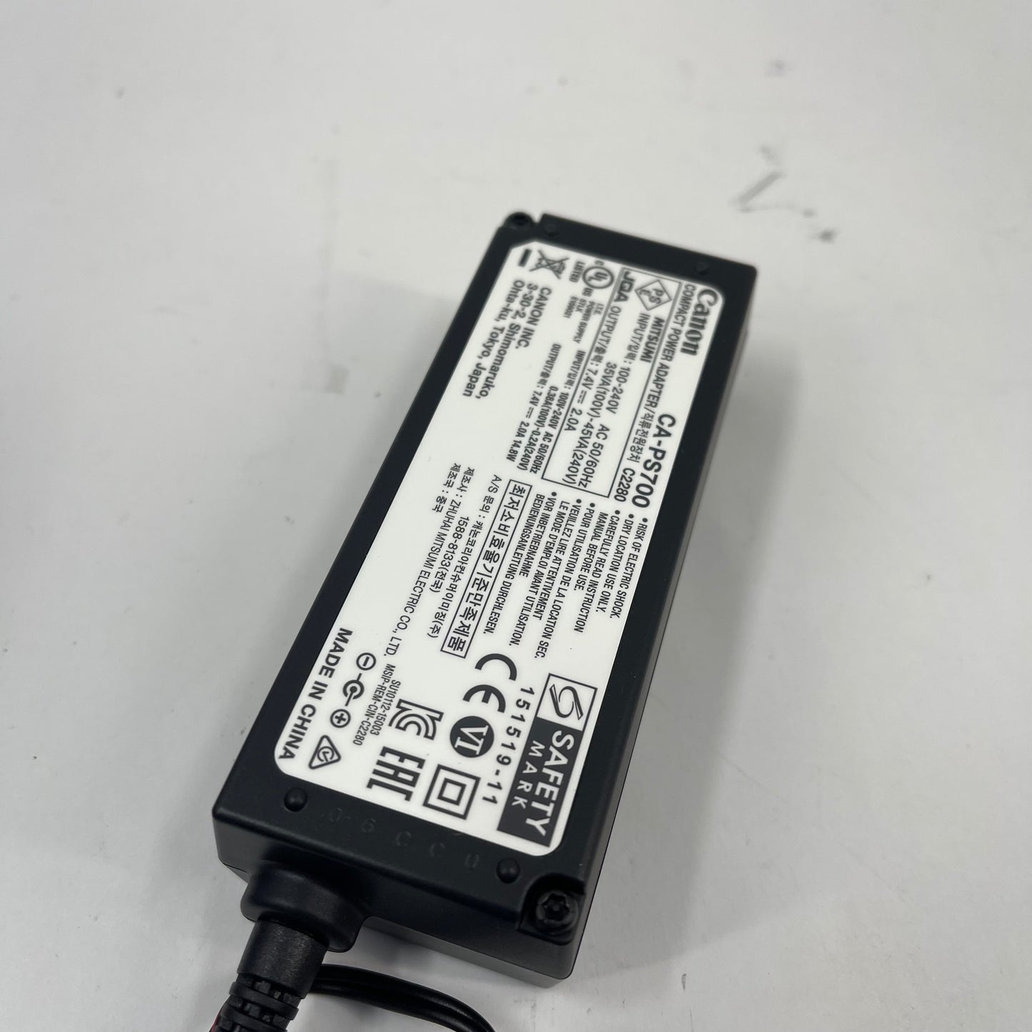 Canon CA-PS700 Compact Power Adaptor CXO-3796