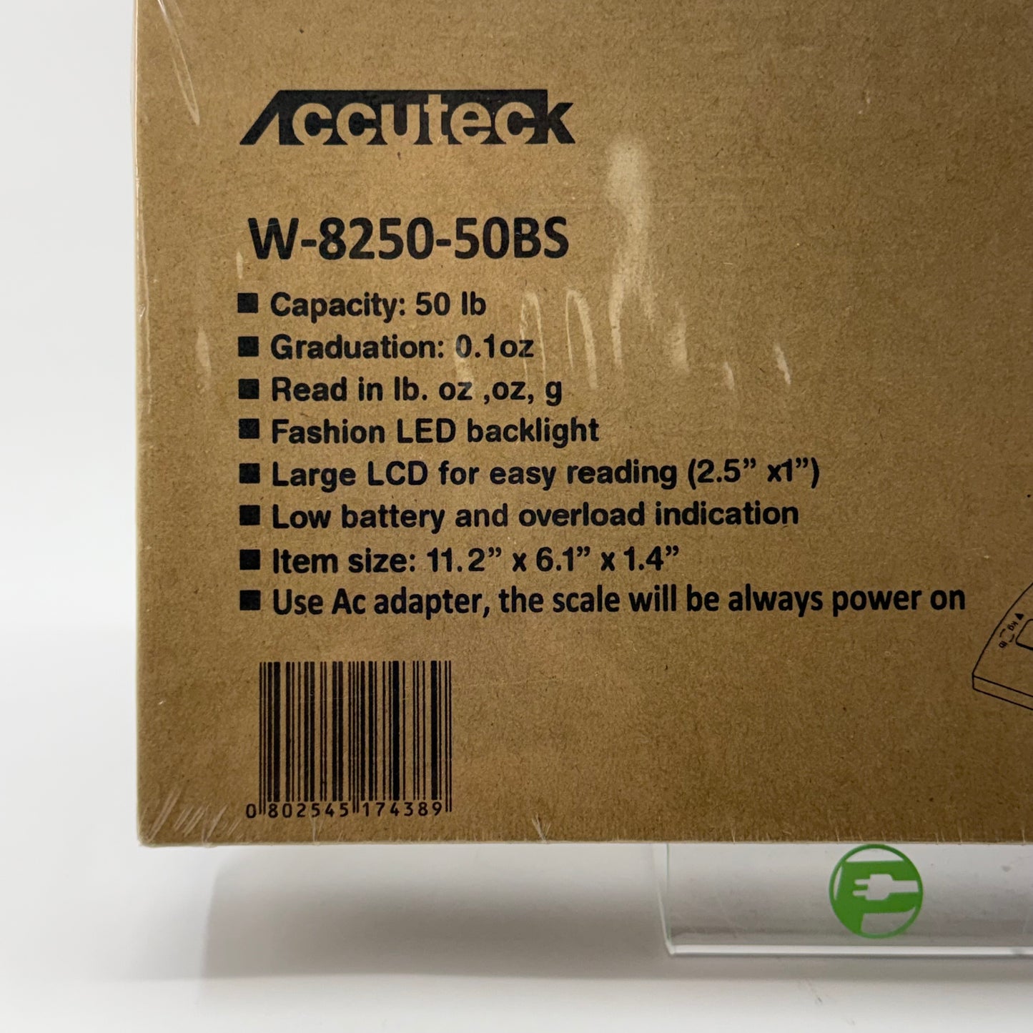 New Accuteck 8250 Digital Postal Scale W-8250-50BS
