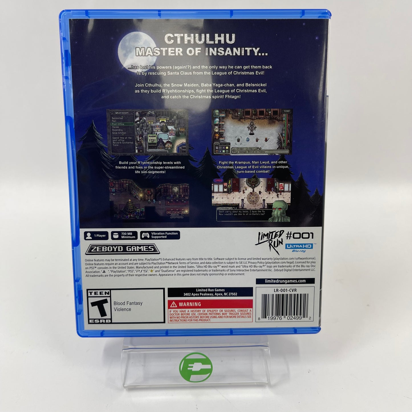 Cthulhu Saves Christmas (Sony PlayStation 5 PS5, 2021)