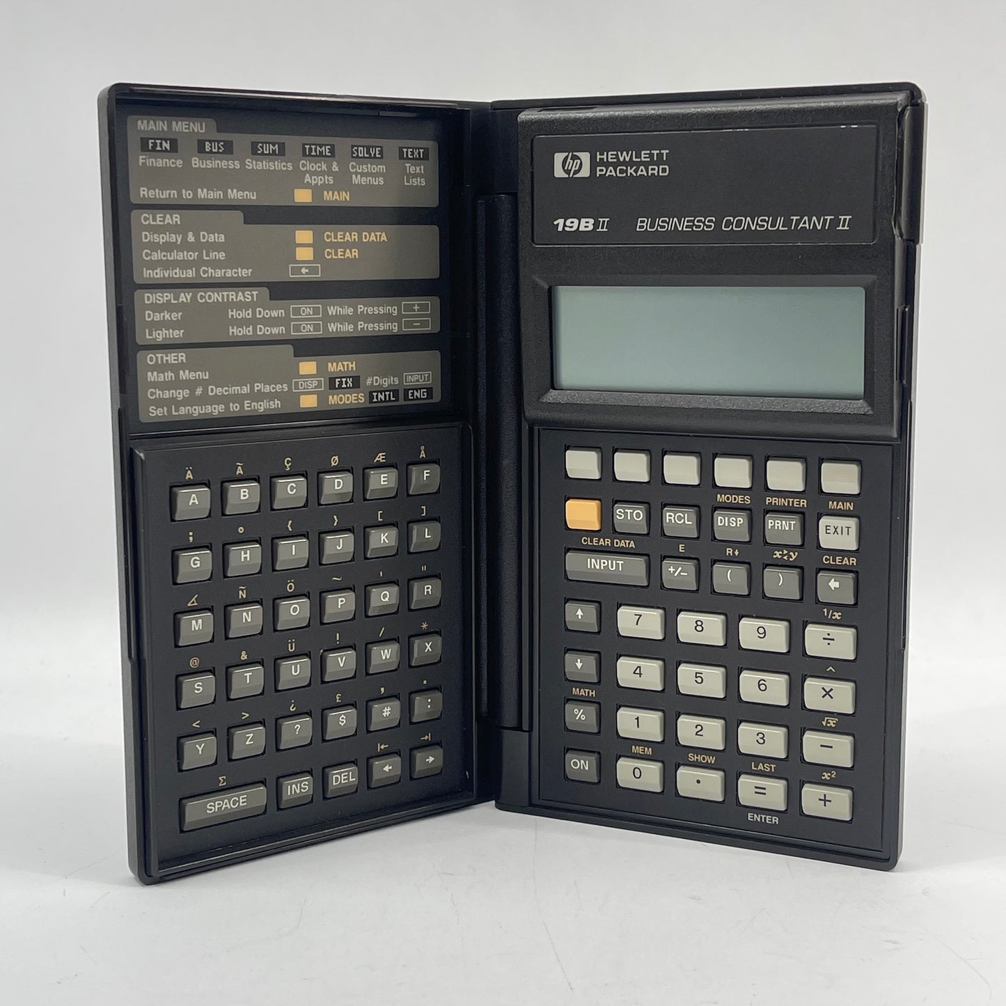 HP Hewlett Packard 19BII Business Consultant II Financial Calculator