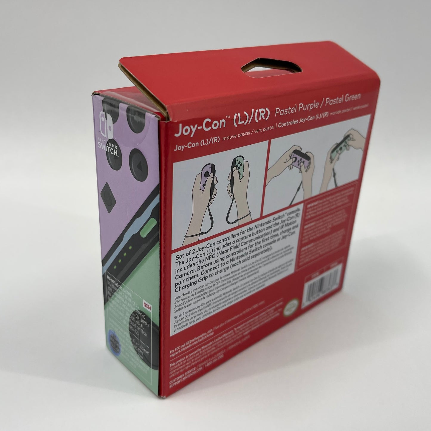 New Nintendo Switch Joy-Cons Controller HACAJAWAF Pastel Purple/Pastel Green