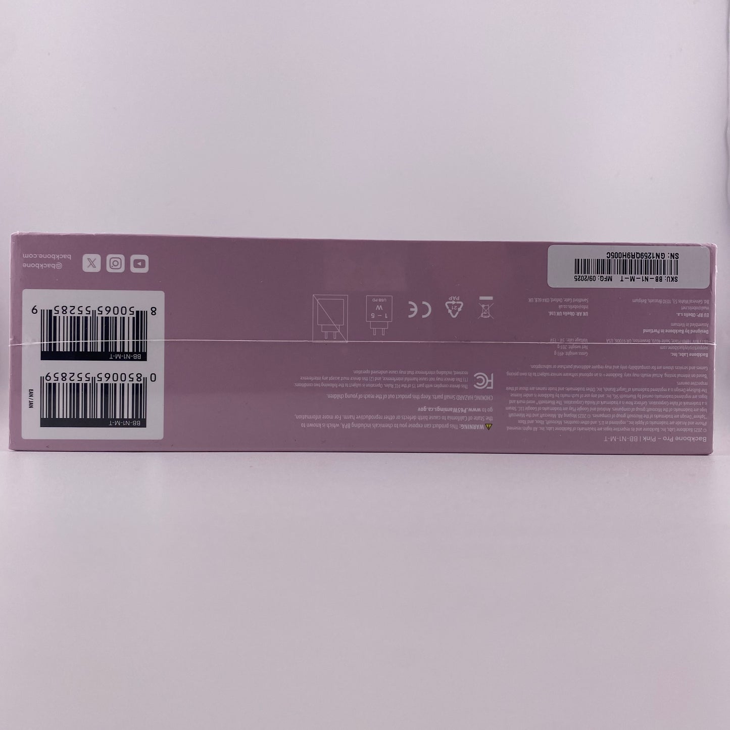 New Backbone Pro (USB-C) Mobile Gaming Controller Pink BB-N1-M-T