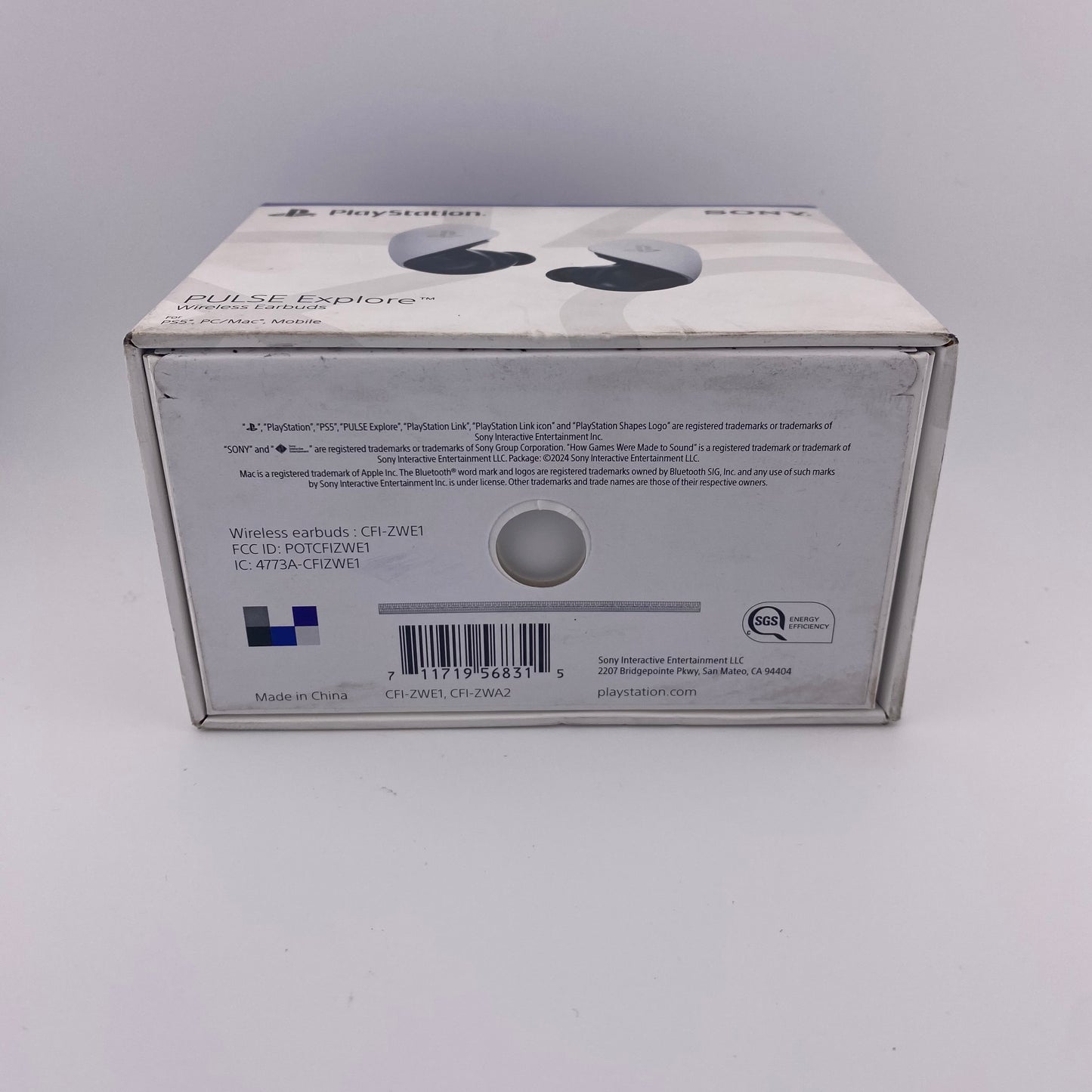 New Sony PlayStation 5 PS5 Pulse Explore White/Black CFI-ZWE1
