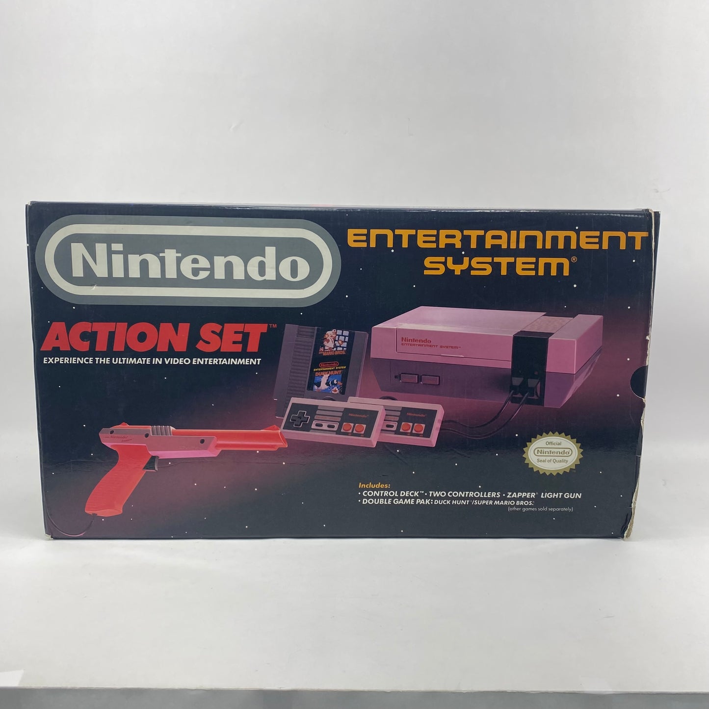 Nintendo Entertainment System NES Video Game Console NES-001 Gray