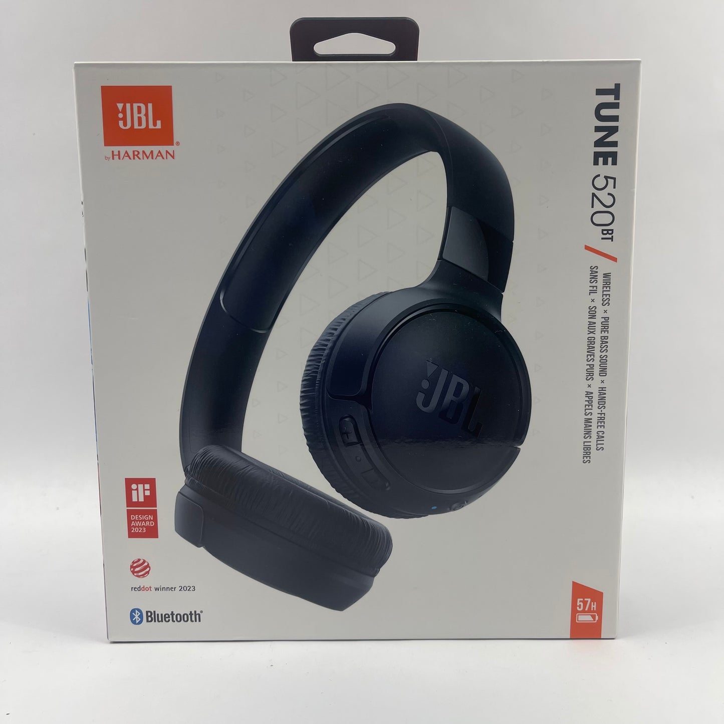 JBL 520 BT Wireless On-Ear Bluetooth Headphones Black JBLT520BTBLKAM