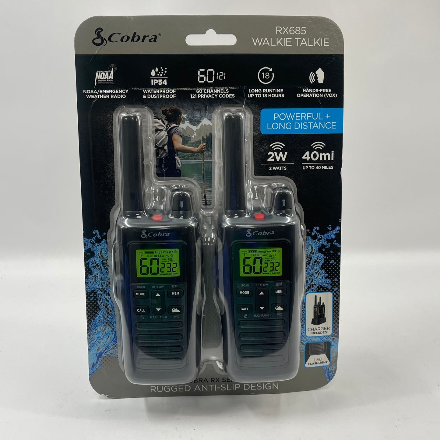 New Cobra Walkie Talkie RX685 Walkie Talkie RX685