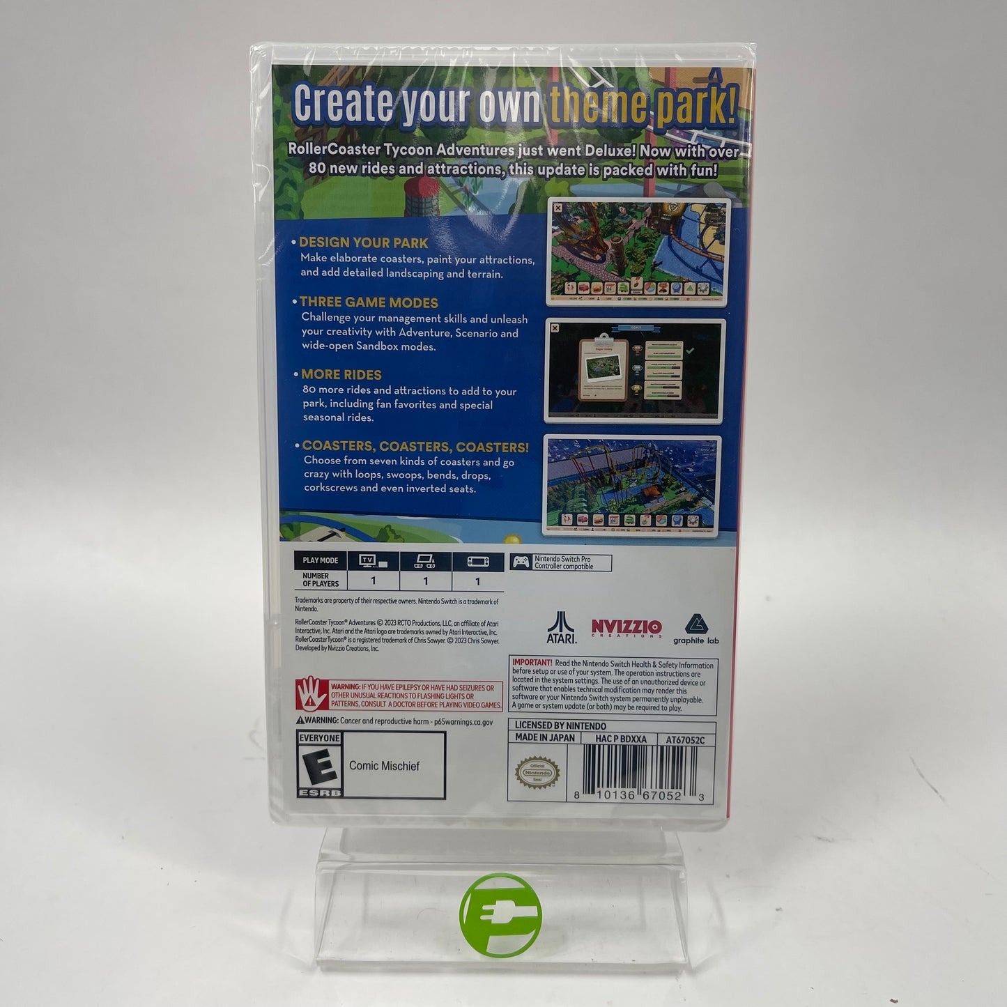 New Roller Coaster Tycoon Adventures Deluxe (Nintendo Switch, 2023)