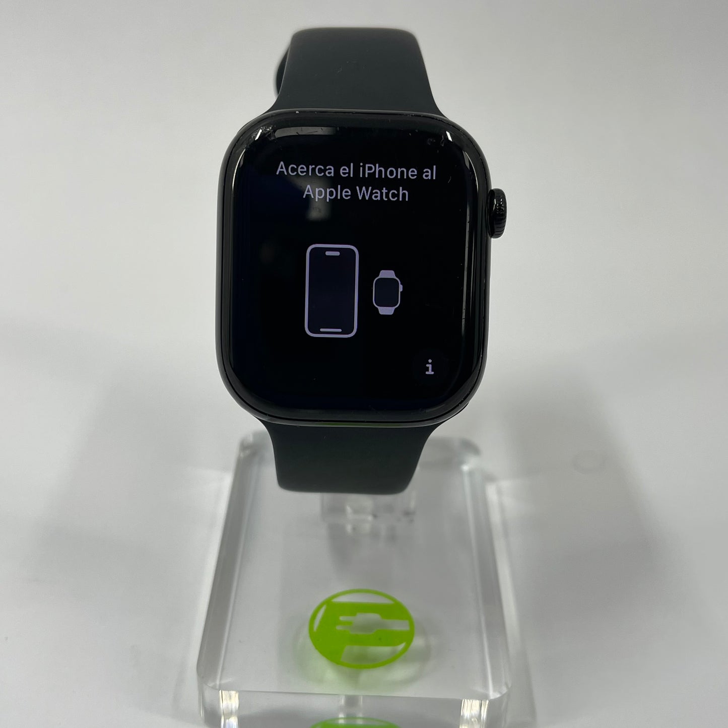 Unlocked Apple Watch Series 10 46MM Black Aluminum Black Sport Band MWY43LW/A