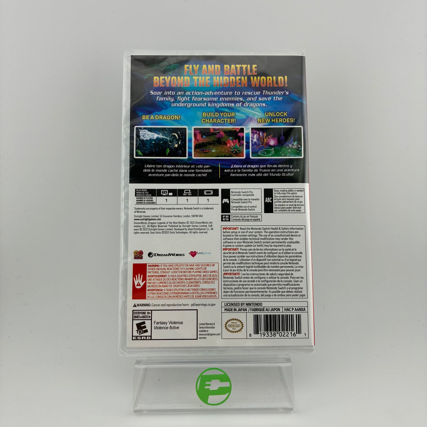 New Dragons: Legends of the Nine Realms (Nintendo Switch, 2022)