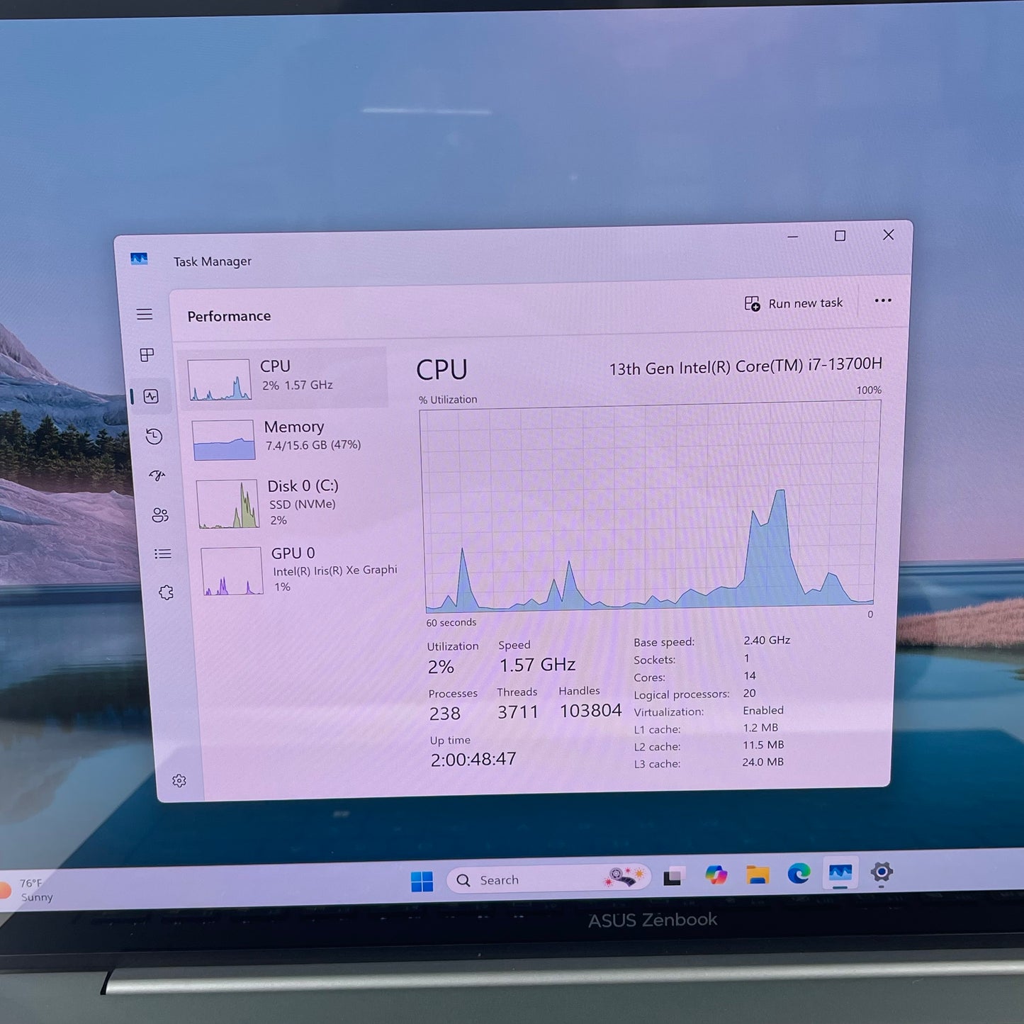 ASUS Zenbook Q420V 14.5" i7-13700H 2.4GHz 16GB RAM 512GB SSD