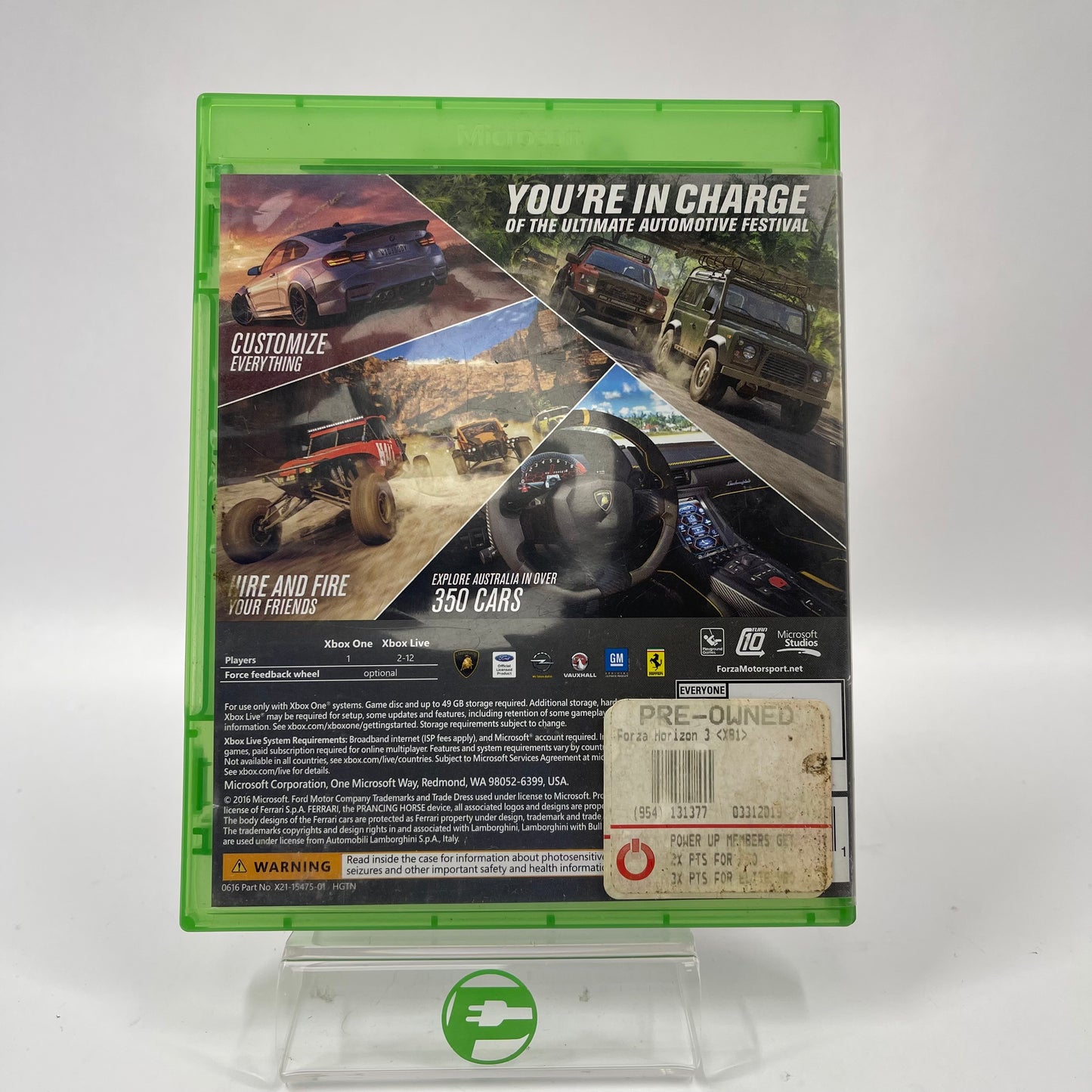 Forza Horizon 3 (Microsoft Xbox One, 2016)