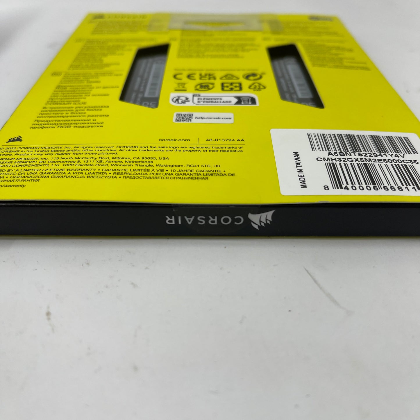 New Corsair Vengeance RGB DDR5 32GB (2x16GB) RAM 6000MHz 48-013794