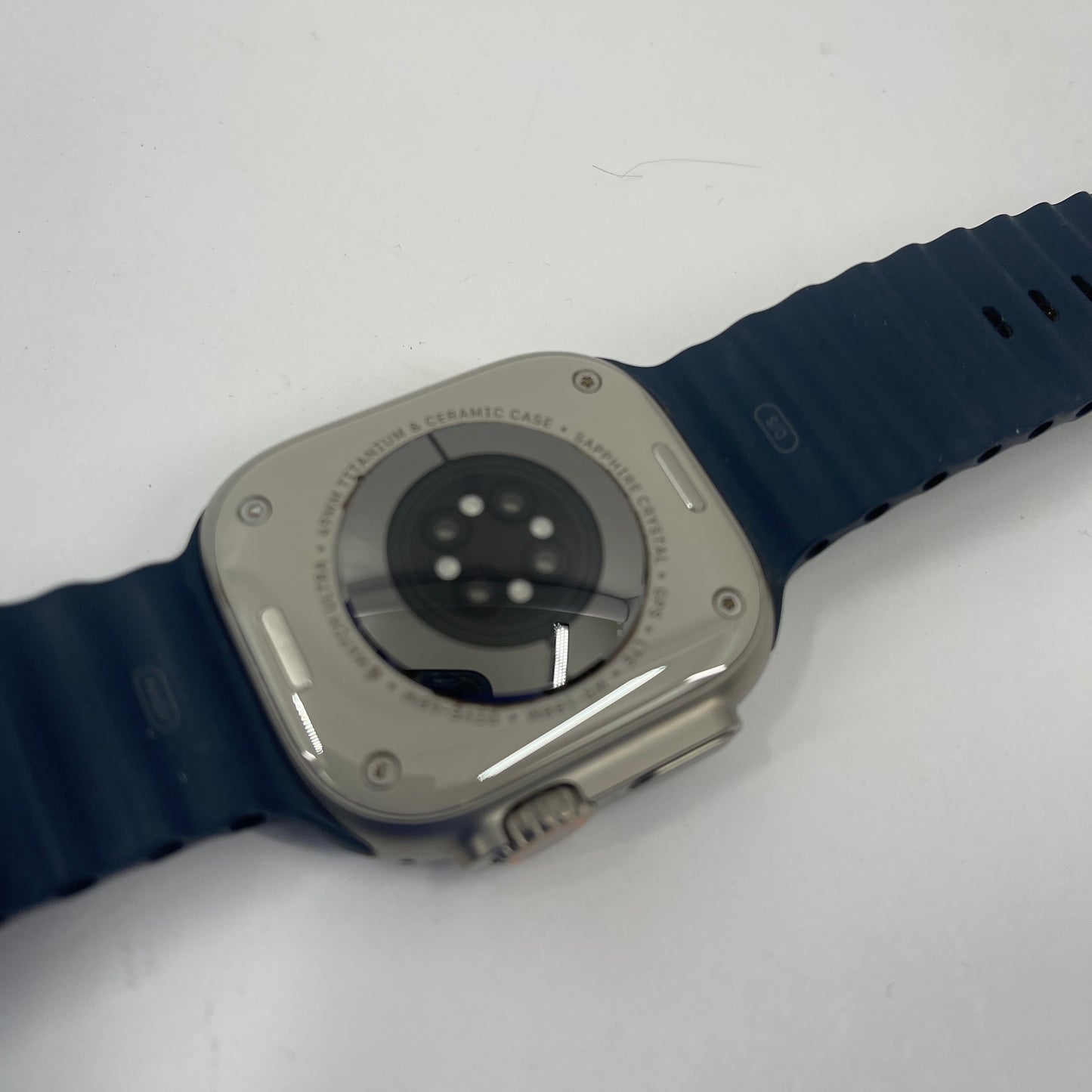 Unlocked Apple Watch Ultra 2 49MM Blue Titanium Blue Ocean Band MREG3LL/A