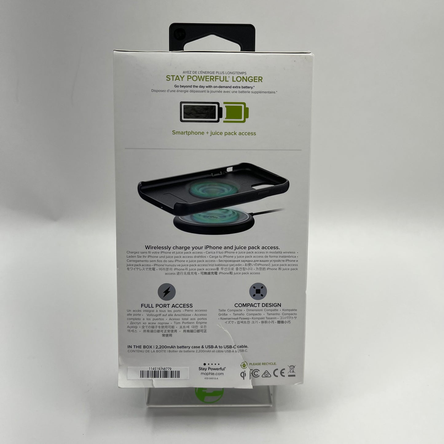 New MOPHIE Juice Pack Wireless Charging Case 401004407 For iPhone 11 Pro Max