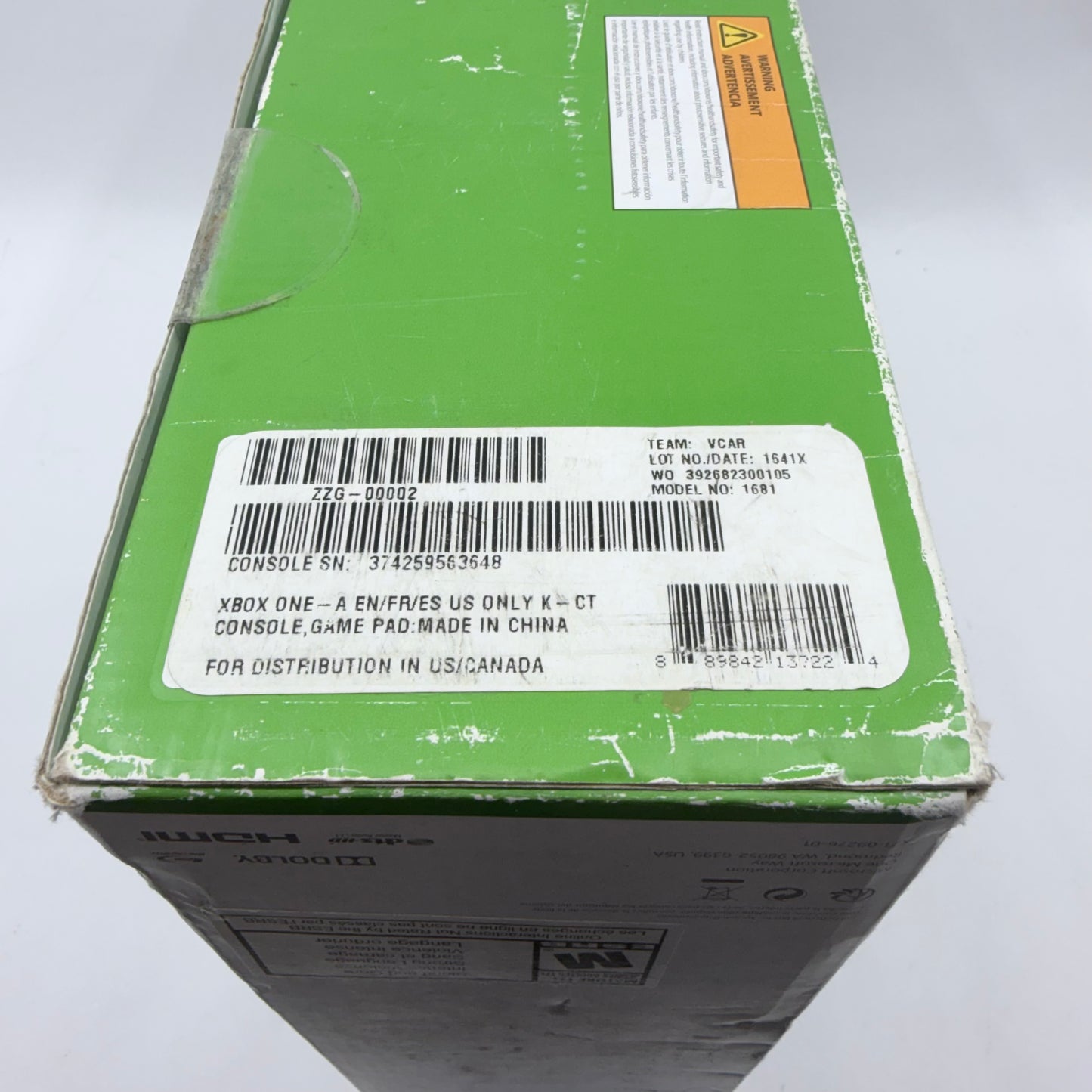 Microsoft Xbox One S 500GB Console System Gears of War 4 Special Edition Blue