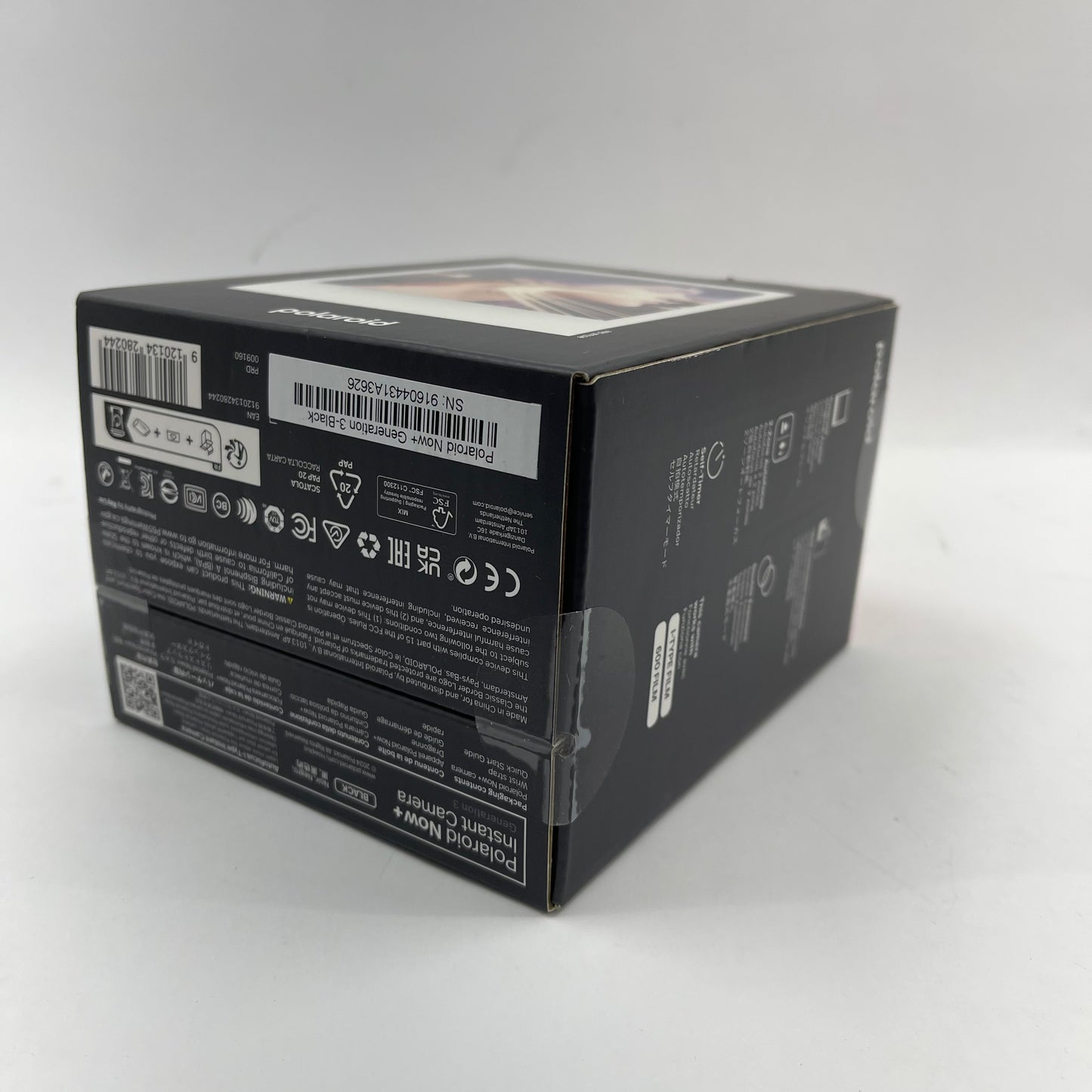 New Polaroid Now+ Generation 3 Instant Film Camera Black 009160