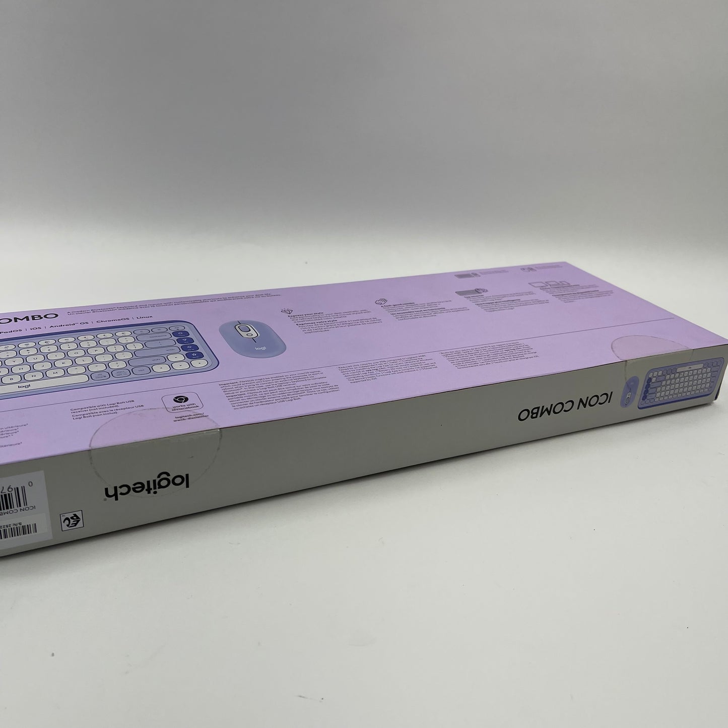 New Logitech Icon Combo White/Blue 920-013888 For PC and Mac