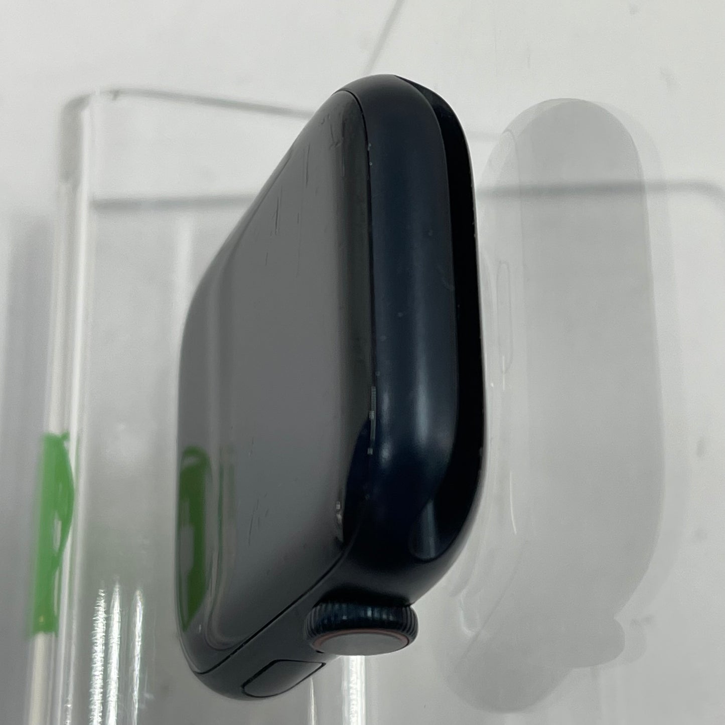 Unlocked Apple Watch Series 9 45MM Midnight Aluminum Blue Milanese Loop Face Only A2984