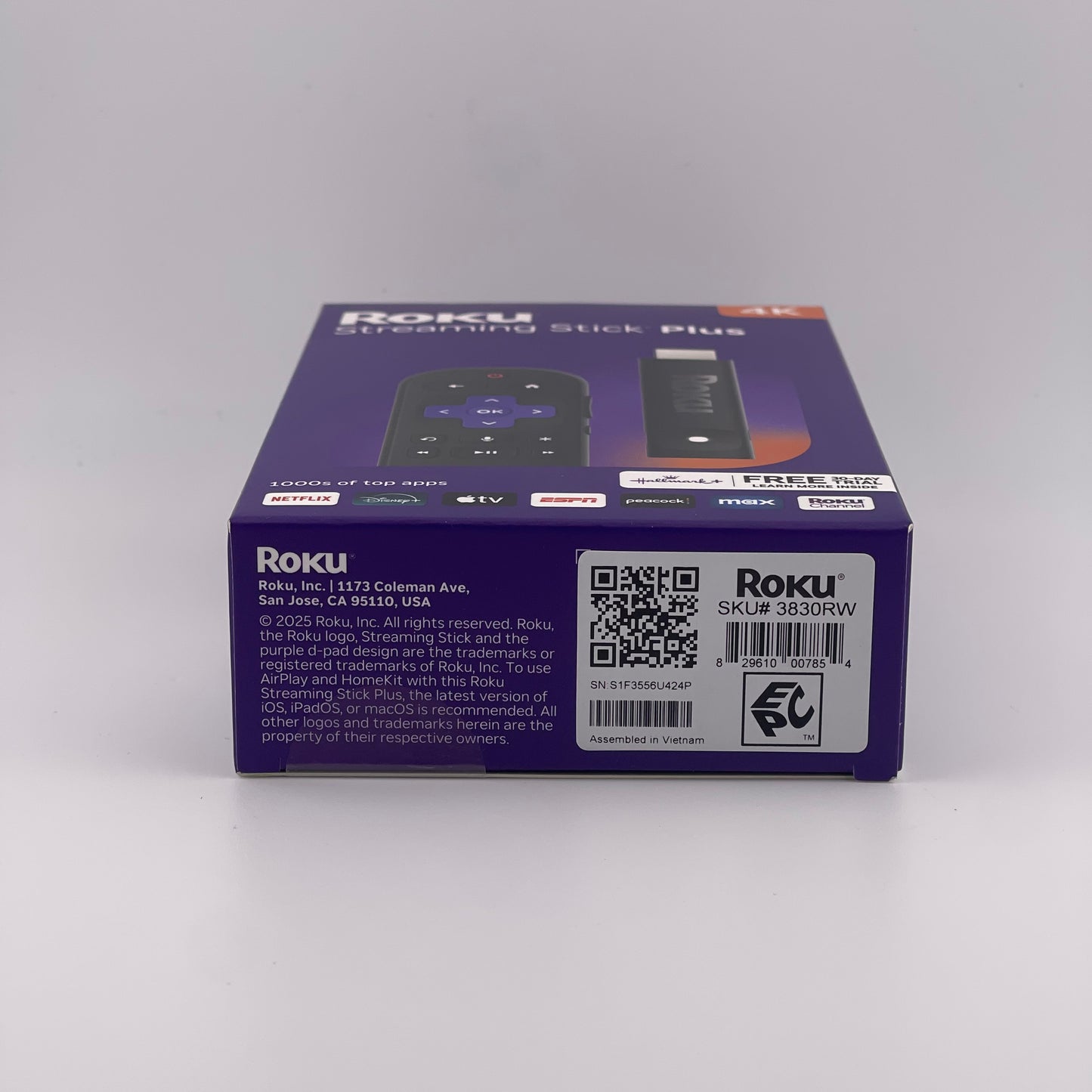 New Roku Streaming Stick Plus Streaming Stick 3830RW