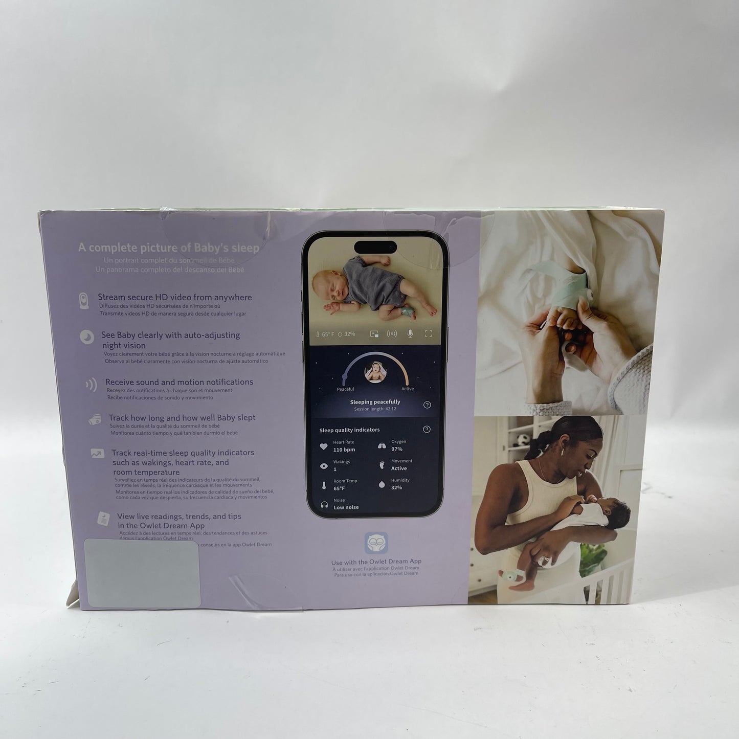 New OWLET DREAM DUO BABY MONITOR (3RD GEN) Baby Monitor PS03NWBUSN