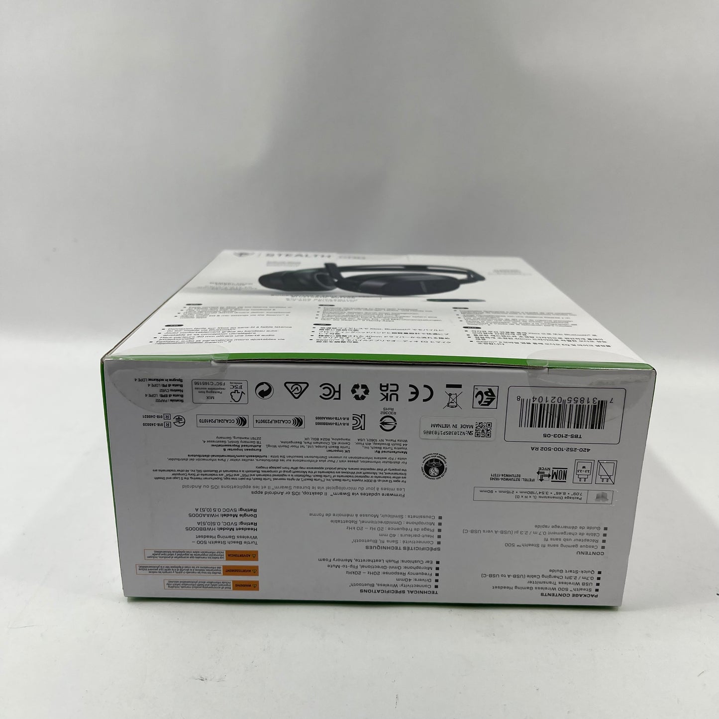 New Turtle Beach Stealth 500 Black TBS-2103-05 Xbox One / Xbox Series X/S/PC