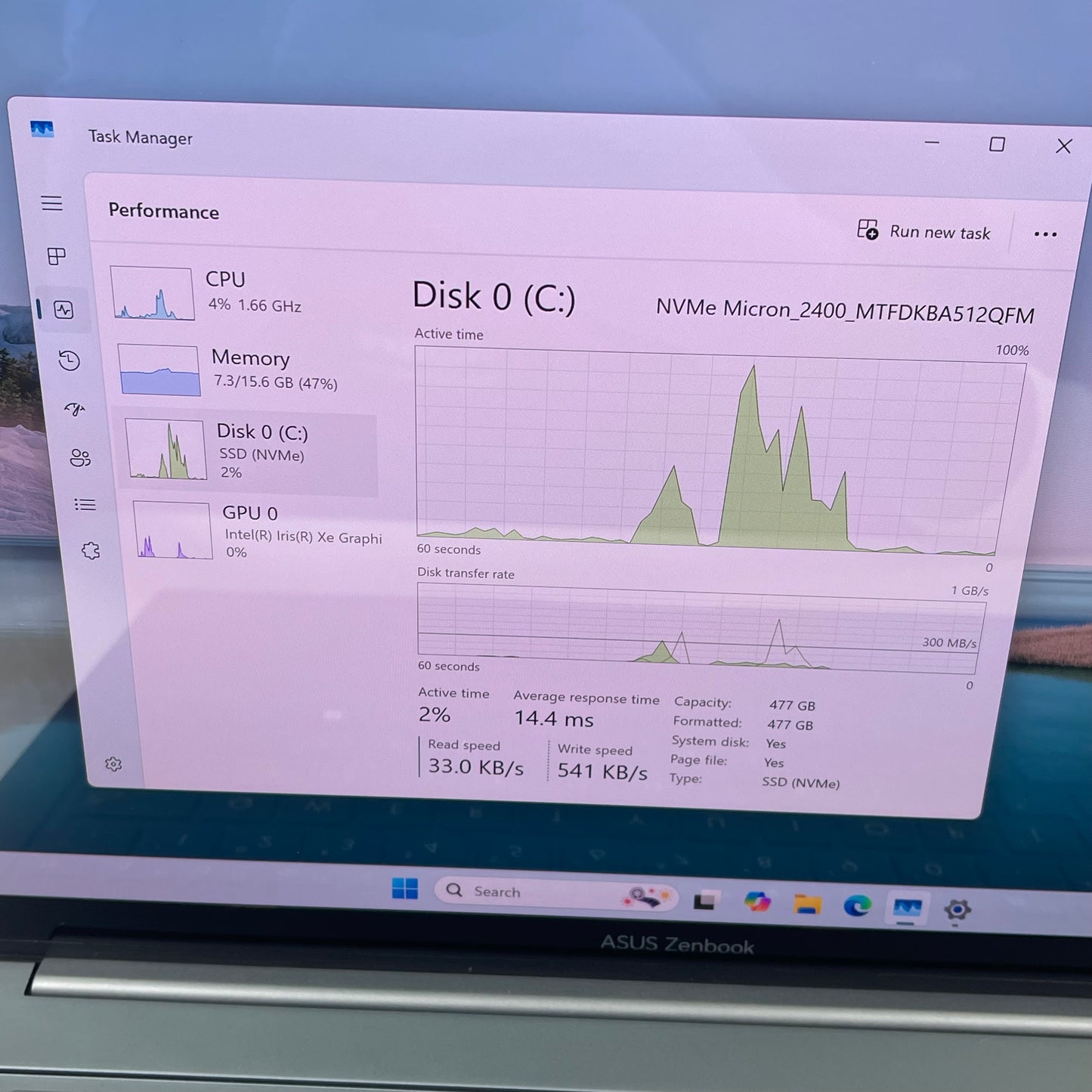 ASUS Zenbook Q420V 14.5" i7-13700H 2.4GHz 16GB RAM 512GB SSD