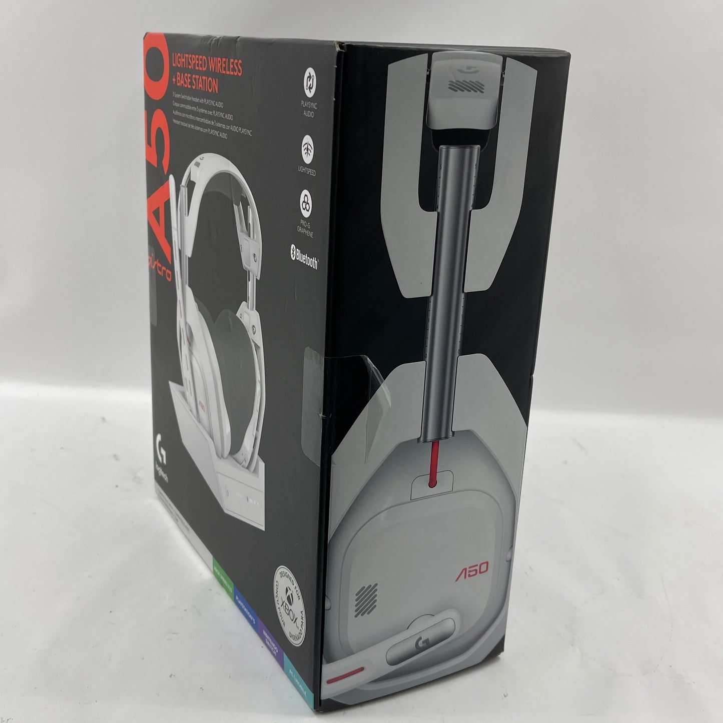 New Logitech A50 Wireless + Base Station Gaming Headset White 939-002229