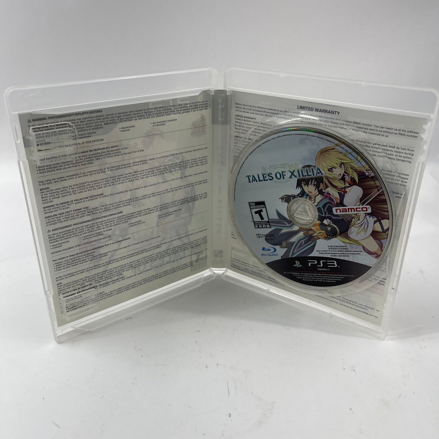 Tales of Xillia (Sony PlayStation 3 PS3, 2013)