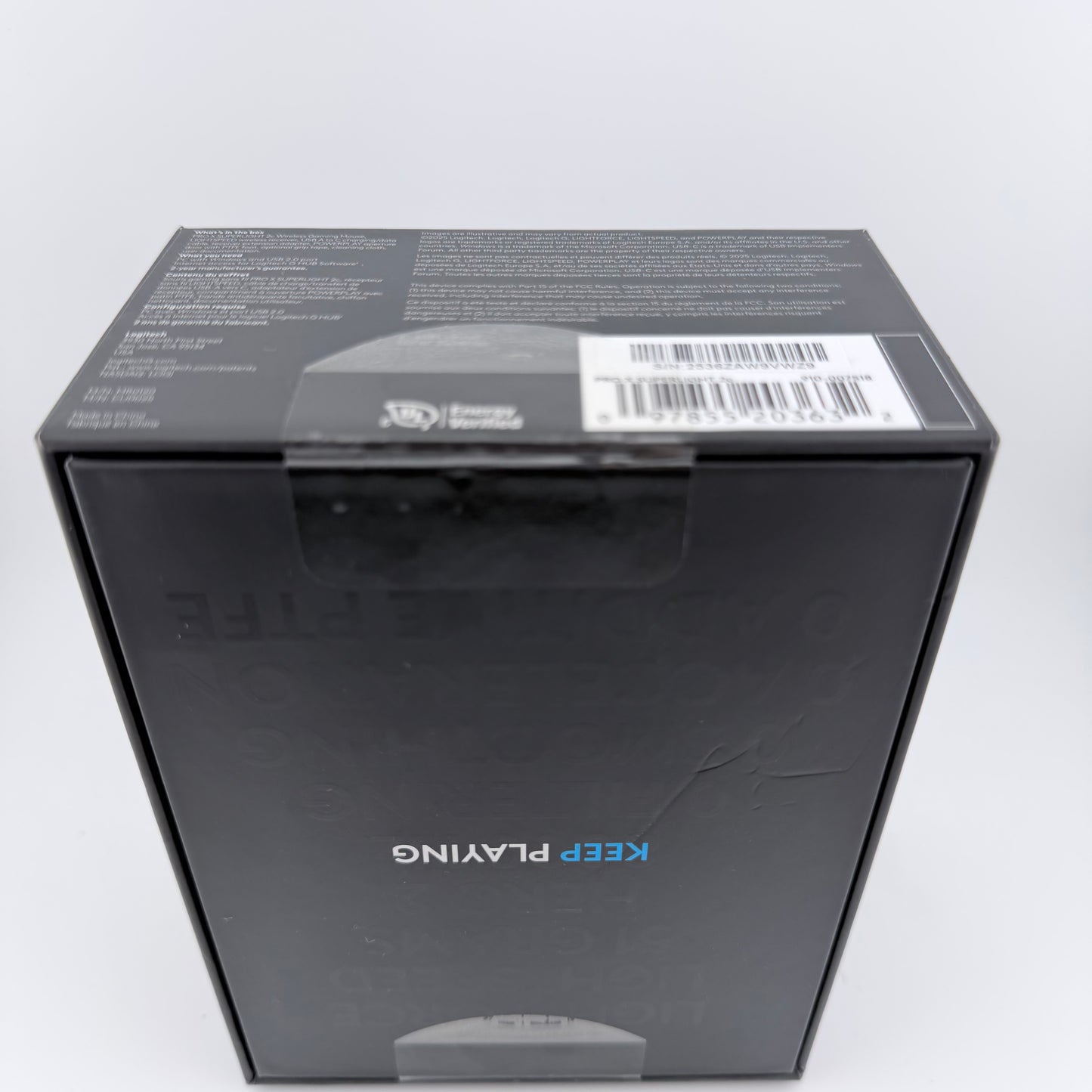 New Logitech Pro X Superlight 2c Black 910-007518 Wireless Gaming Mouse