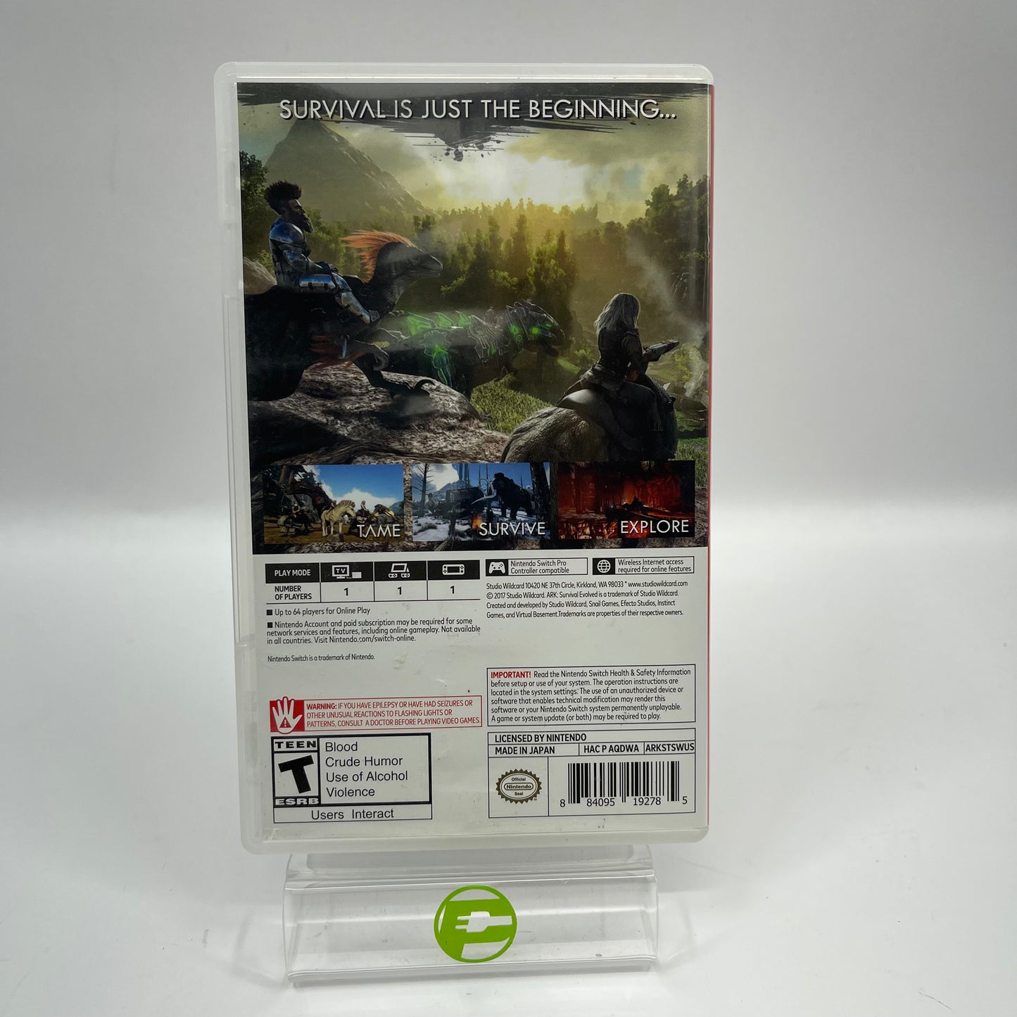 Ark Survival Evolved (Nintendo Switch, 2018)