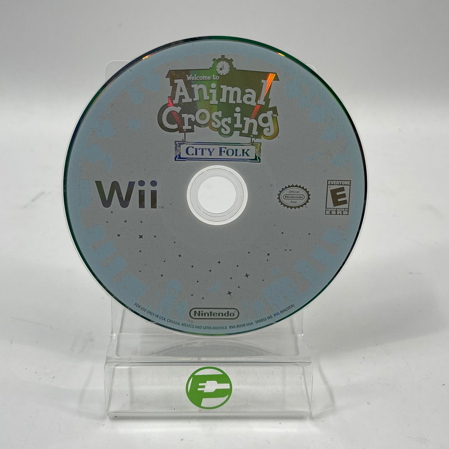 Animal Crossing City Folk (Nintendo Wii, 2008) Disc Only