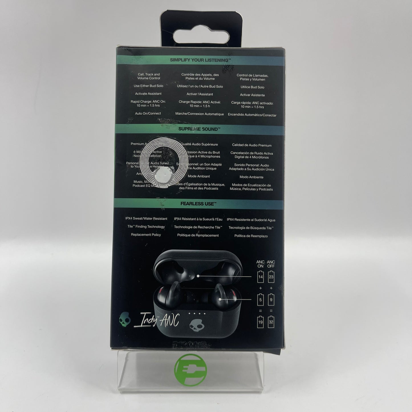 New Skullcandy Indy ANC In-Ear Noise Canceling True Wireless Earbuds