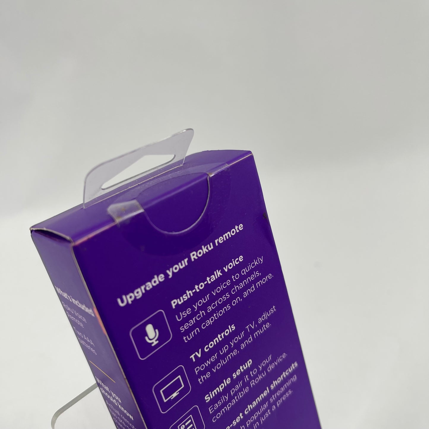 New Roku Voice Remote With TV Controls RCA1RW