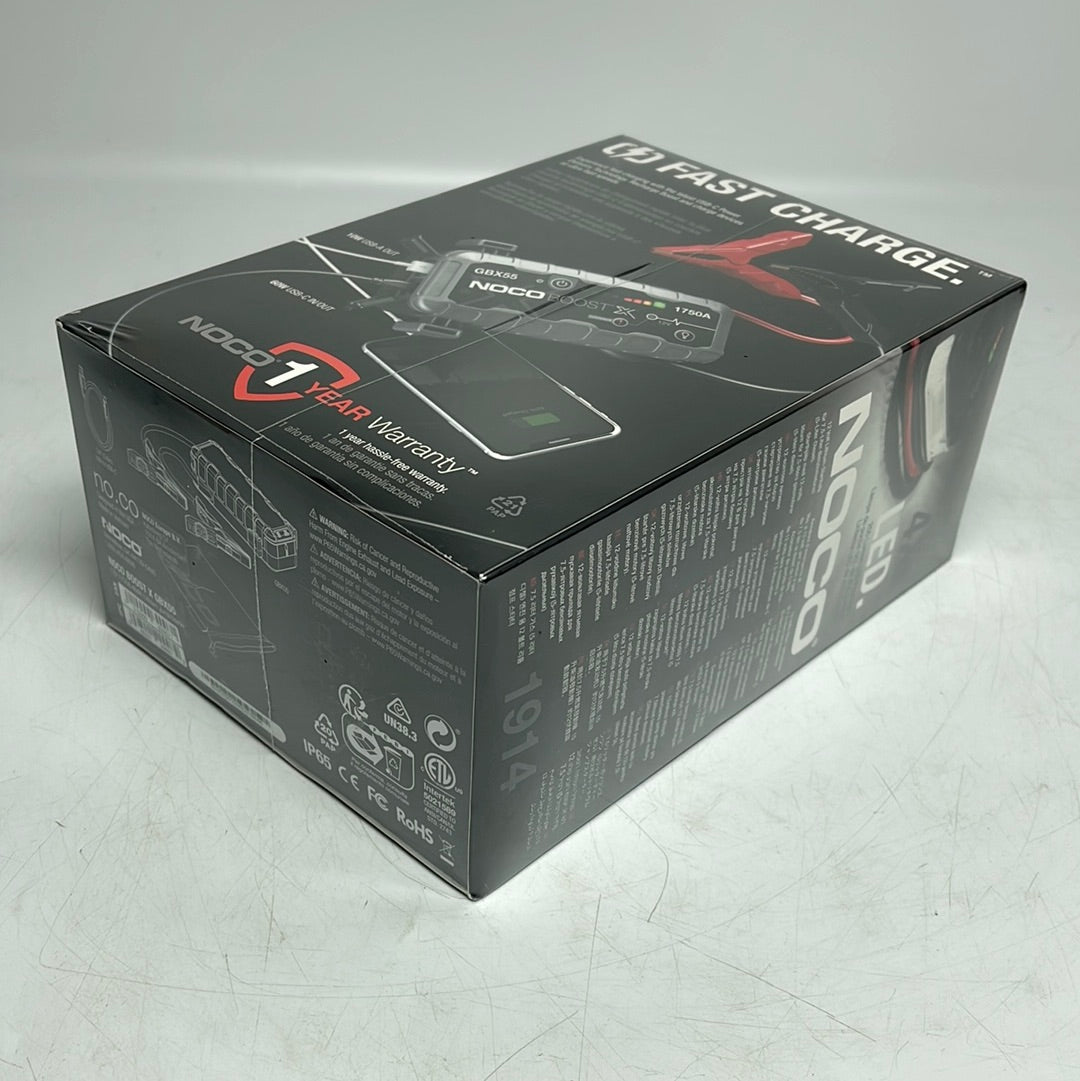 New NOCO BOOST X GBX55 12V 1750A Ultrasafe Jump Starter