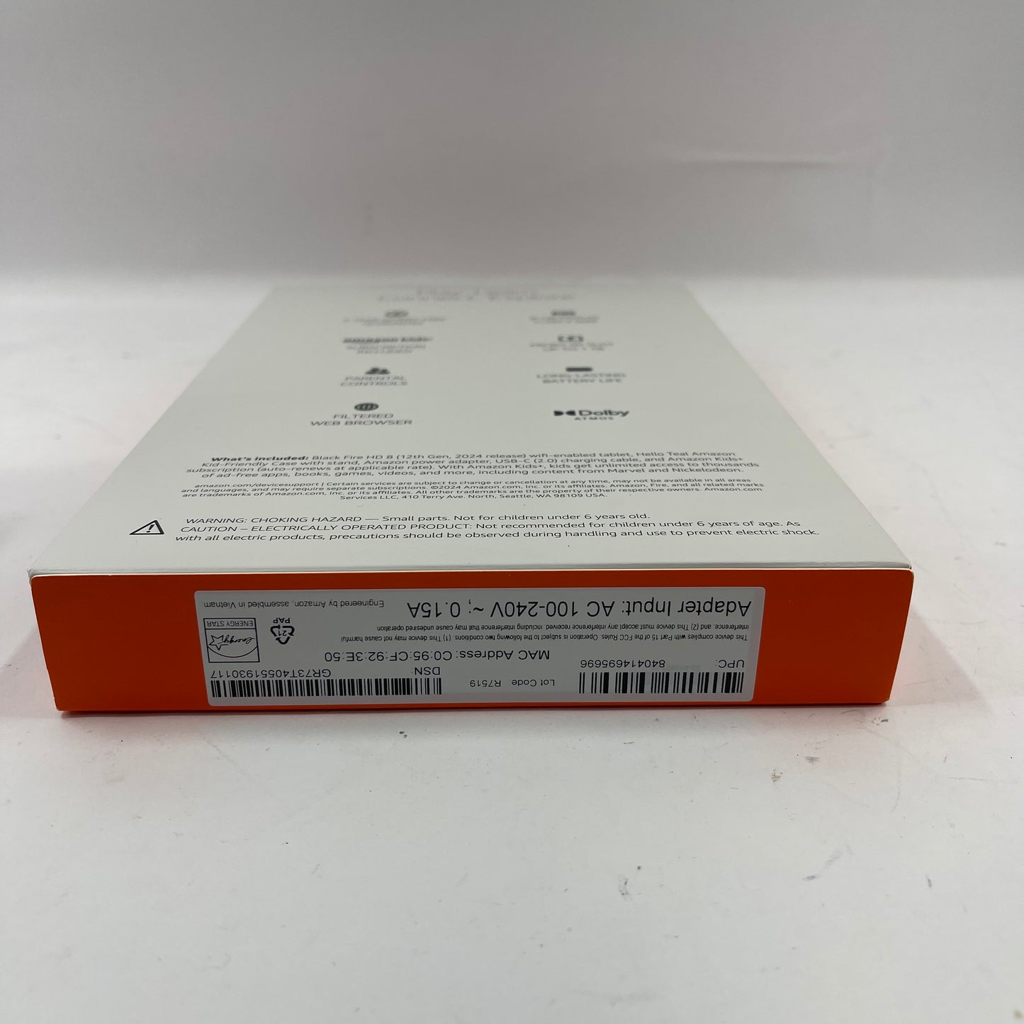 New WiFi Only Amazon Fire HD 8 Kids Pro 32GB Black B0D1DMSV9G